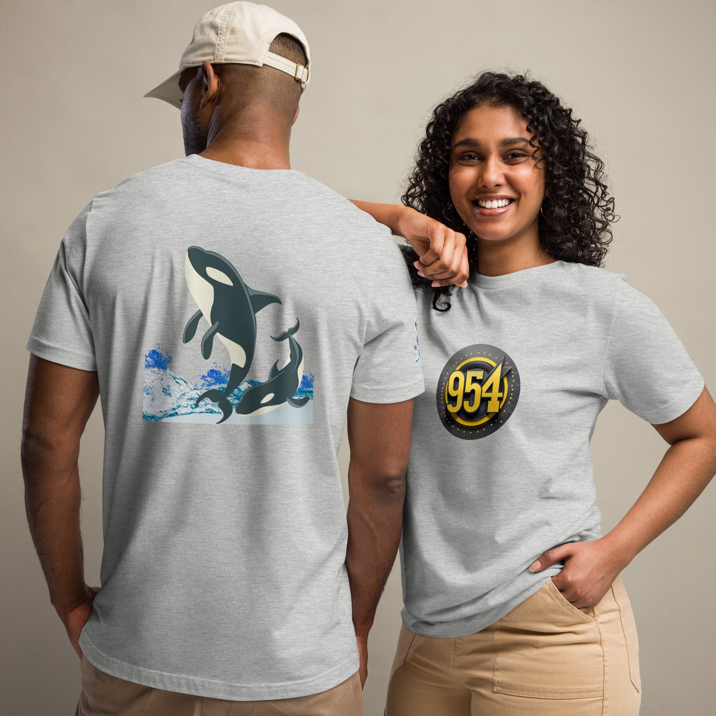 Whales 954 Signature Unisex t-shirt