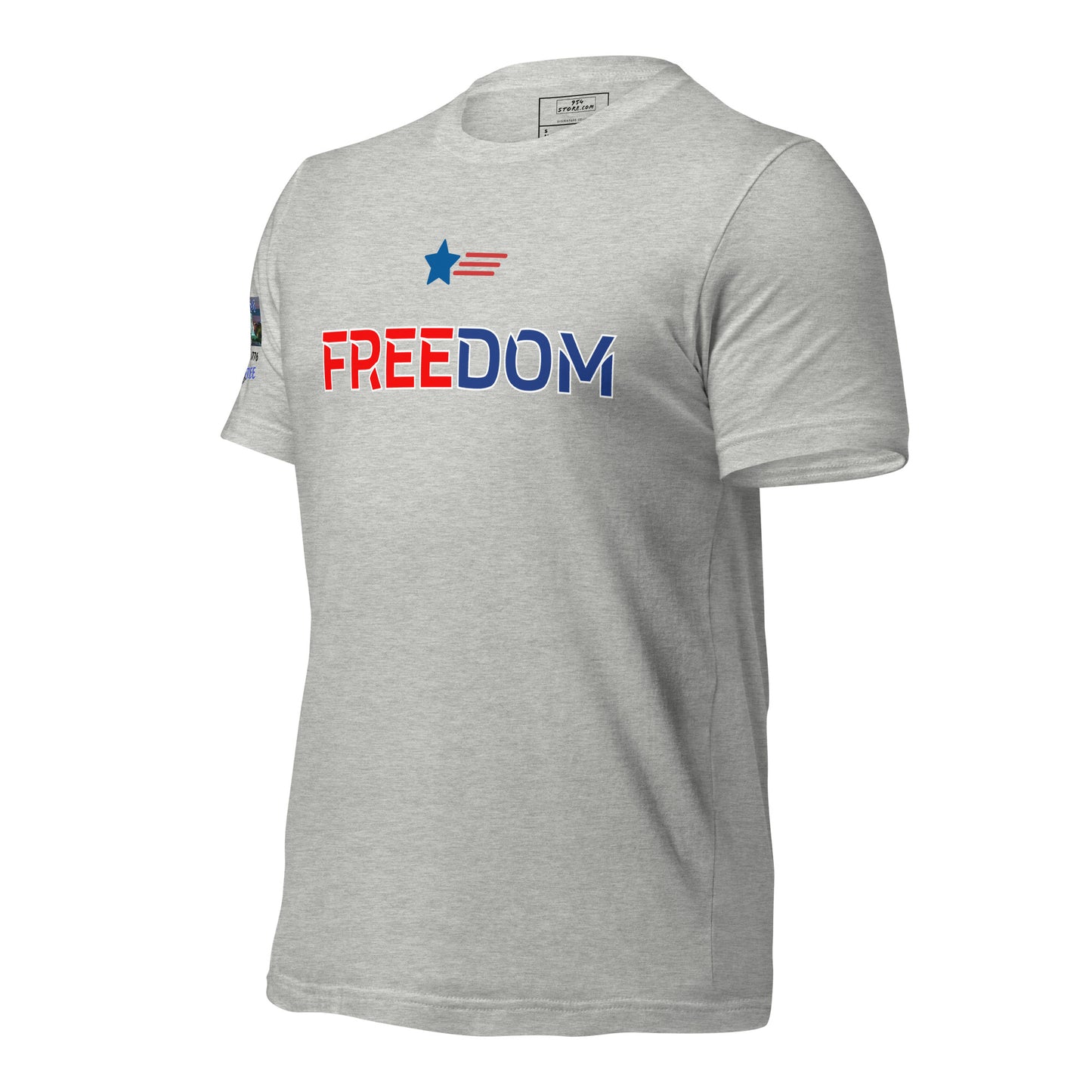 Lincoln Remain Free 954 Signature Unisex t-shirt