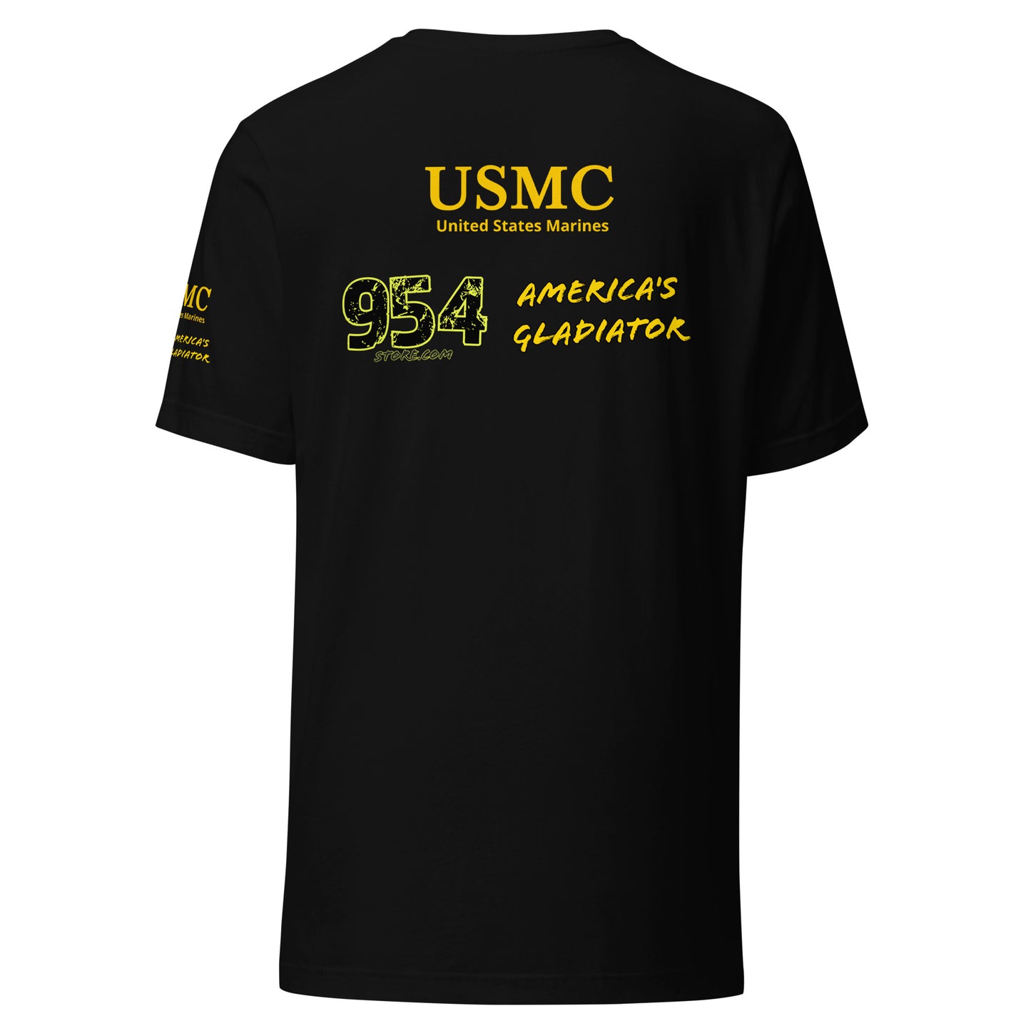 USMC Gladiator 954 Signature Unisex t-shirt