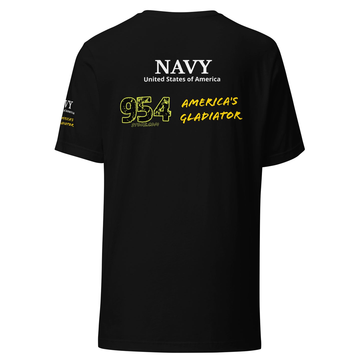 Navy Gladiator 954 Signature Unisex t-shirt