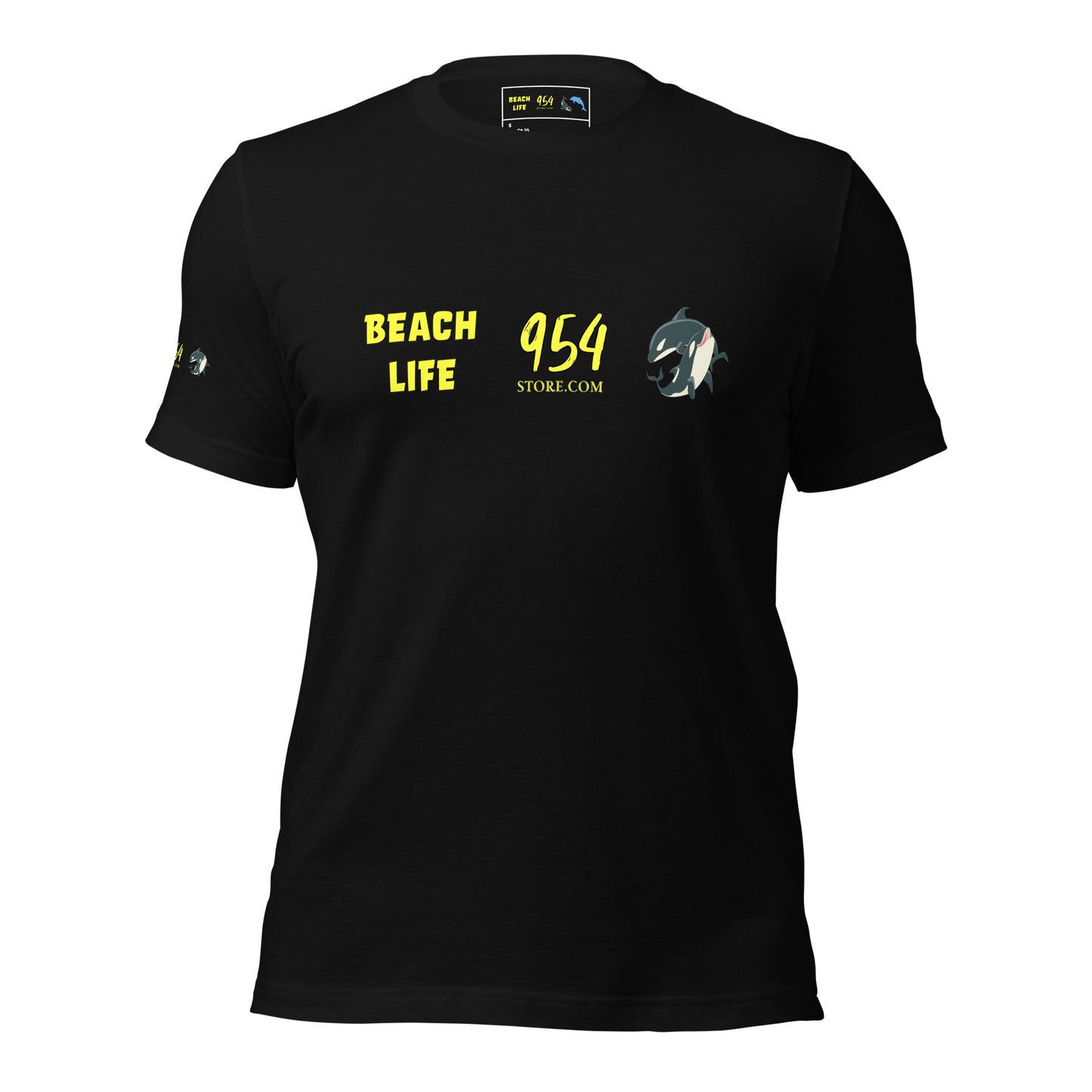 Beach Life Triple Dolphins 954 Signature Unisex t-shirt