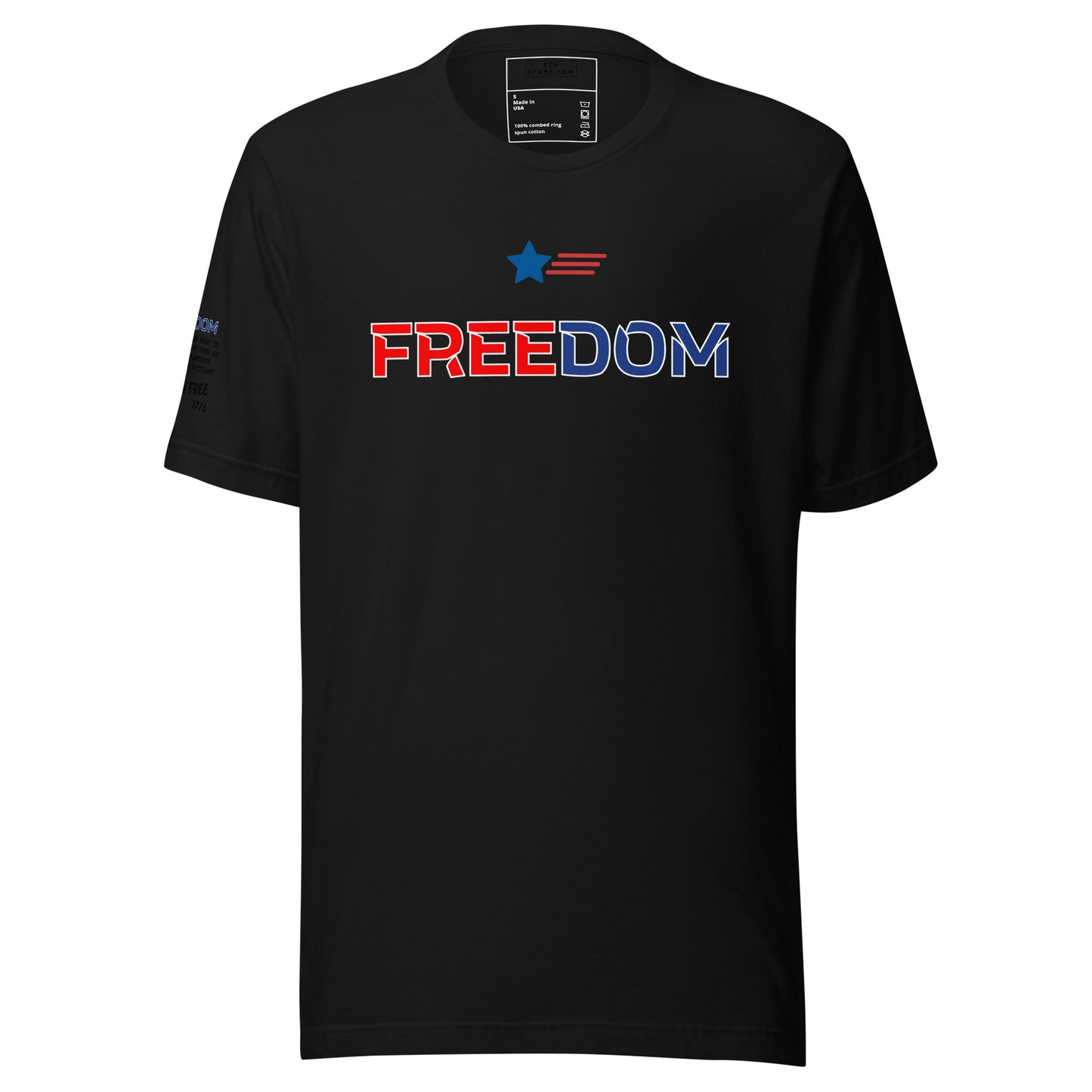 Freedom Remain Free 954 Signature Unisex t-shirt