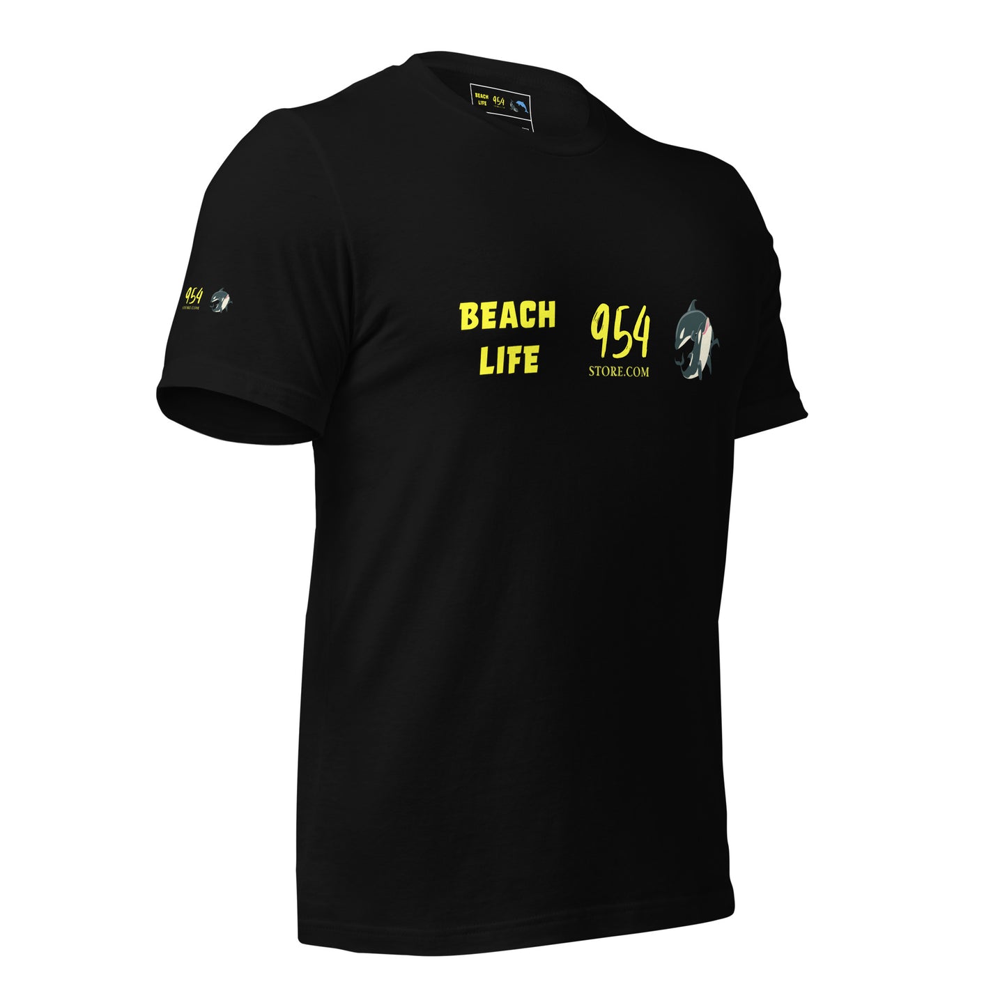 Beach Life Triple Dolphins 954 Signature Unisex t-shirt