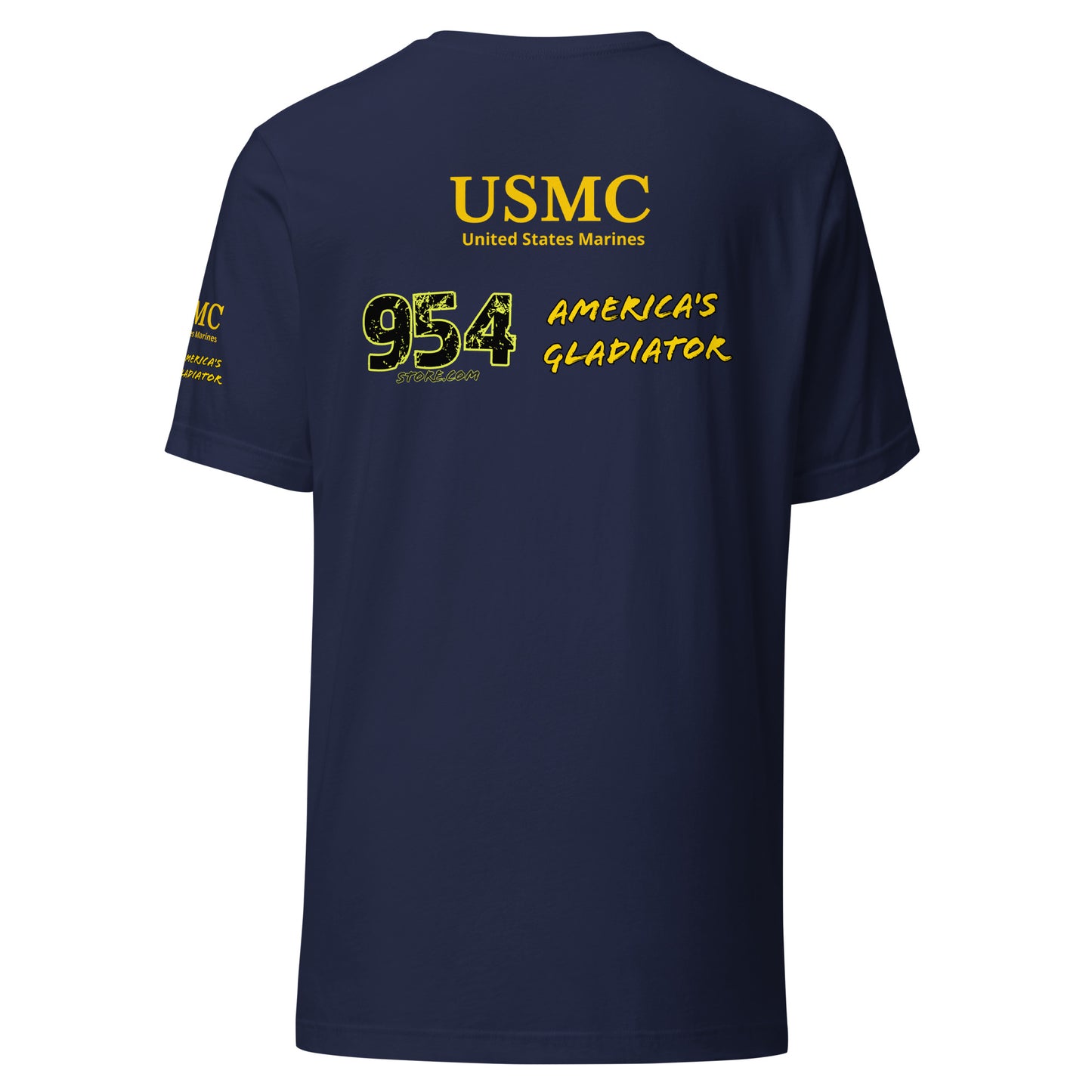 USMC Gladiator 954 Signature Unisex t-shirt