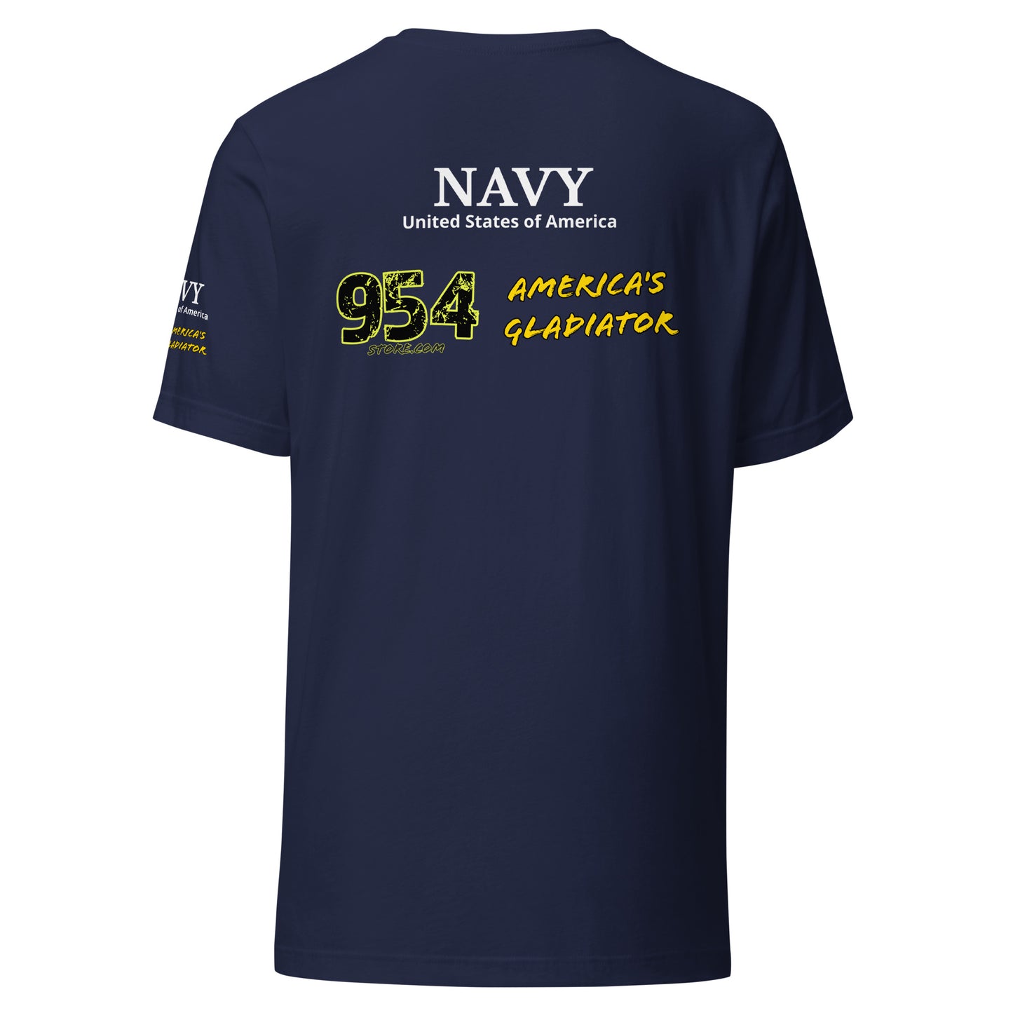 Navy Gladiator 954 Signature Unisex t-shirt