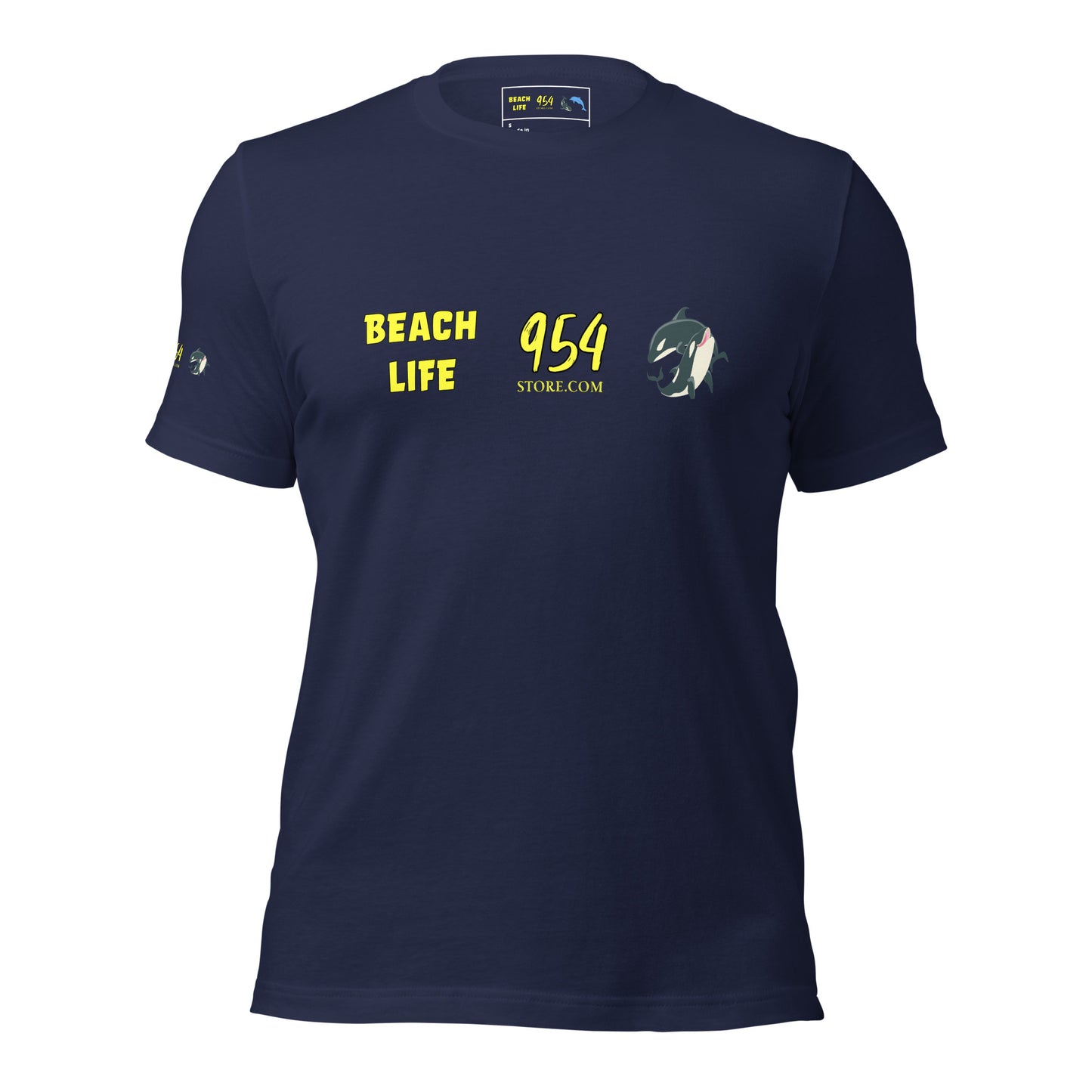 Beach Life Triple Dolphins 954 Signature Unisex t-shirt