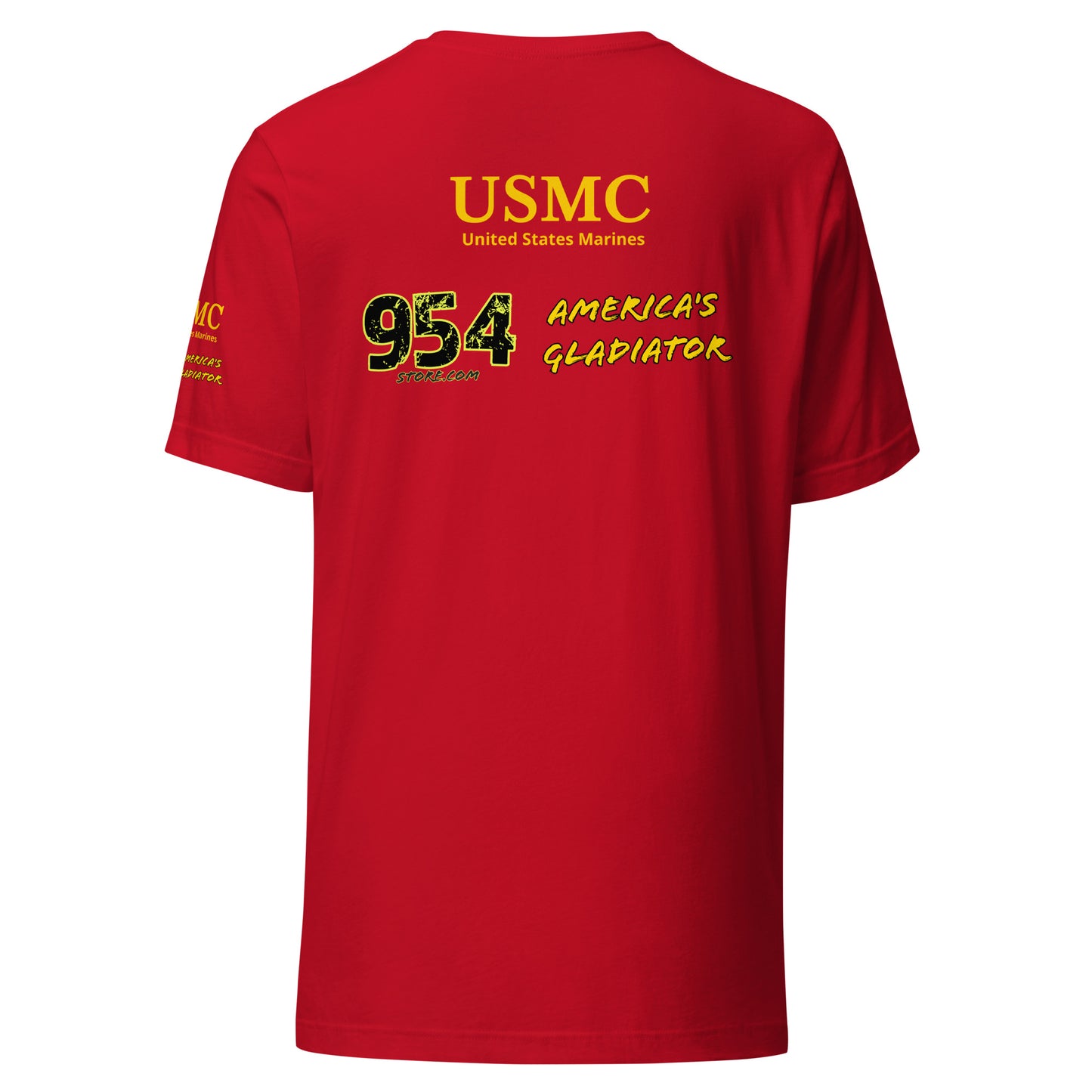 USMC Gladiator 954 Signature Unisex t-shirt