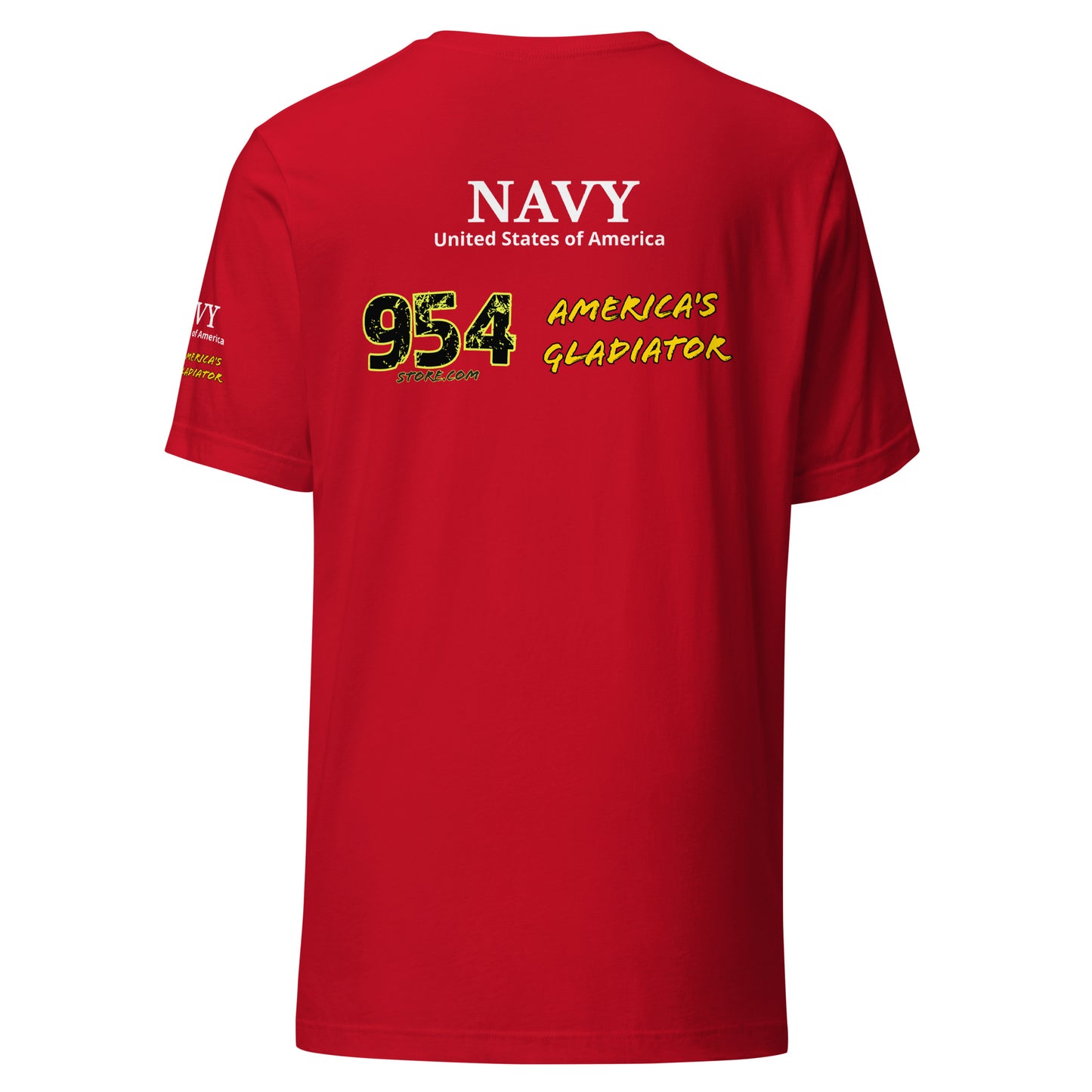 Navy Gladiator 954 Signature Unisex t-shirt