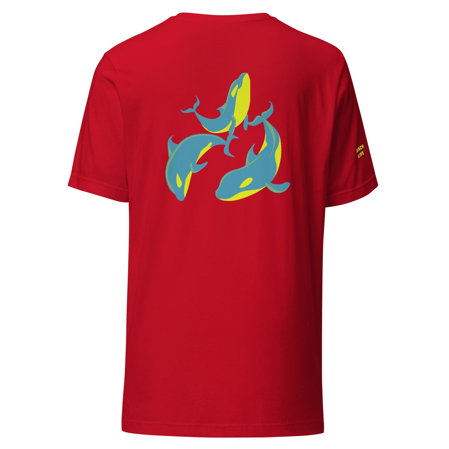 Beach Life Triple Dolphins 954 Signature Unisex t-shirt