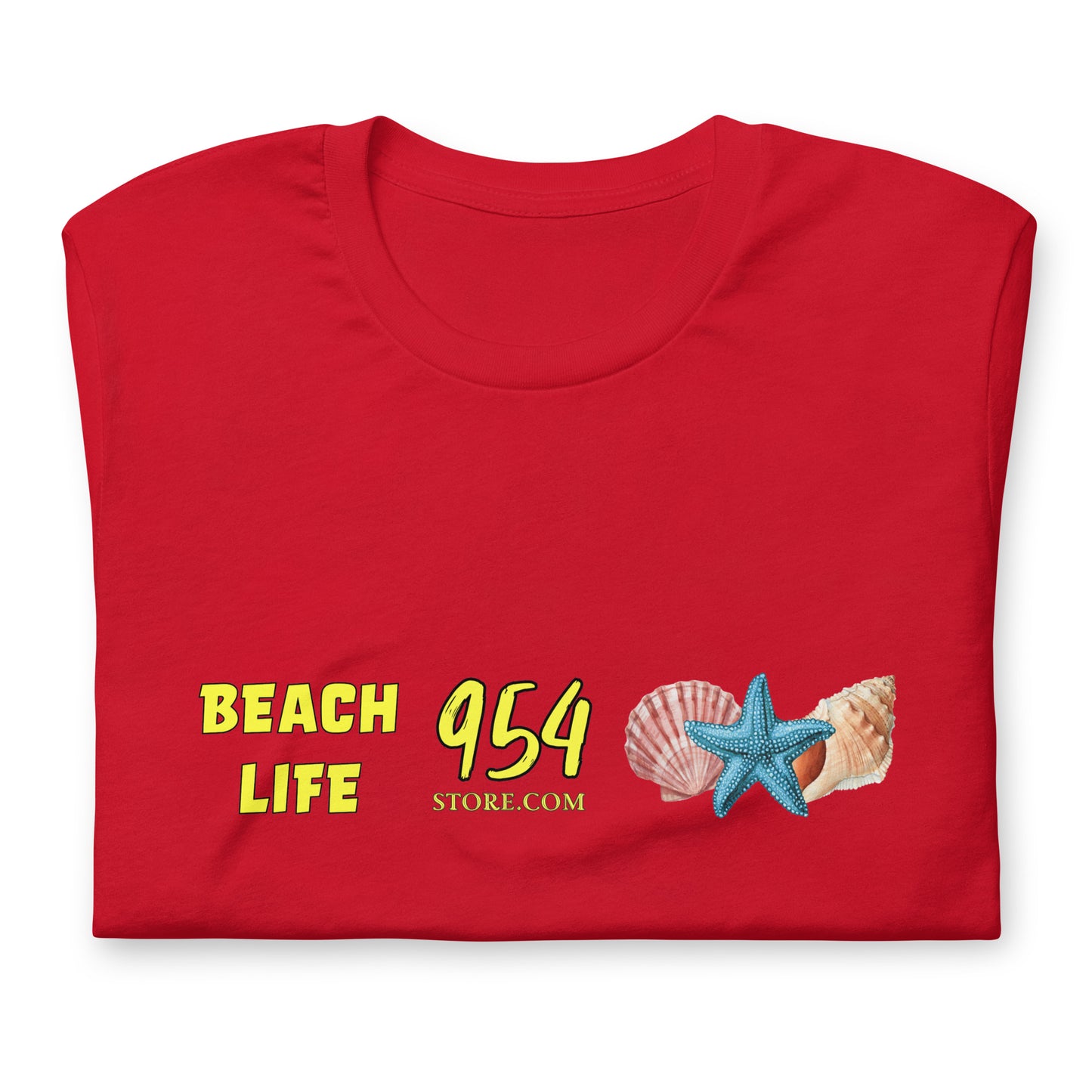 Beach Life Seashells 954 Signature Unisex t-shirt