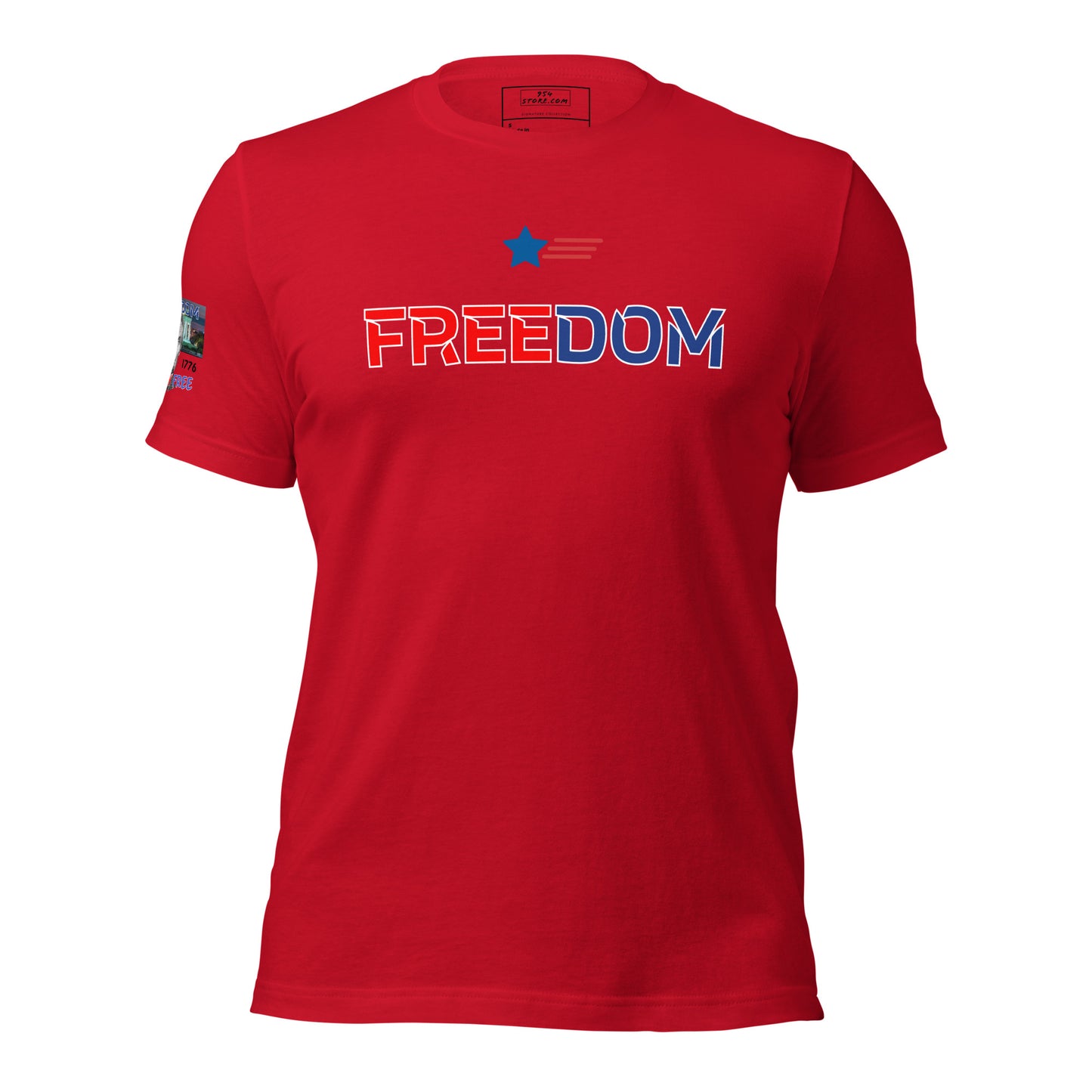 Lincoln Remain Free 954 Signature Unisex t-shirt