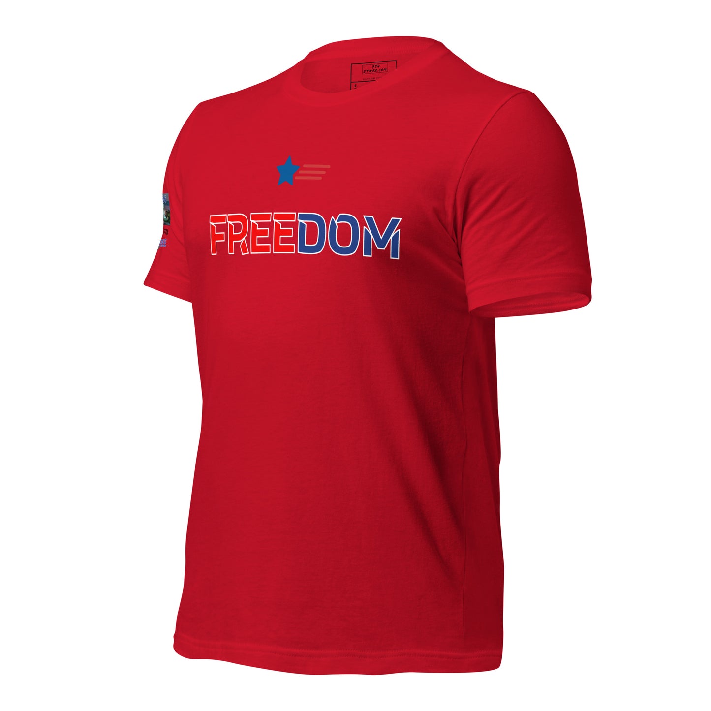 Lincoln Remain Free 954 Signature Unisex t-shirt