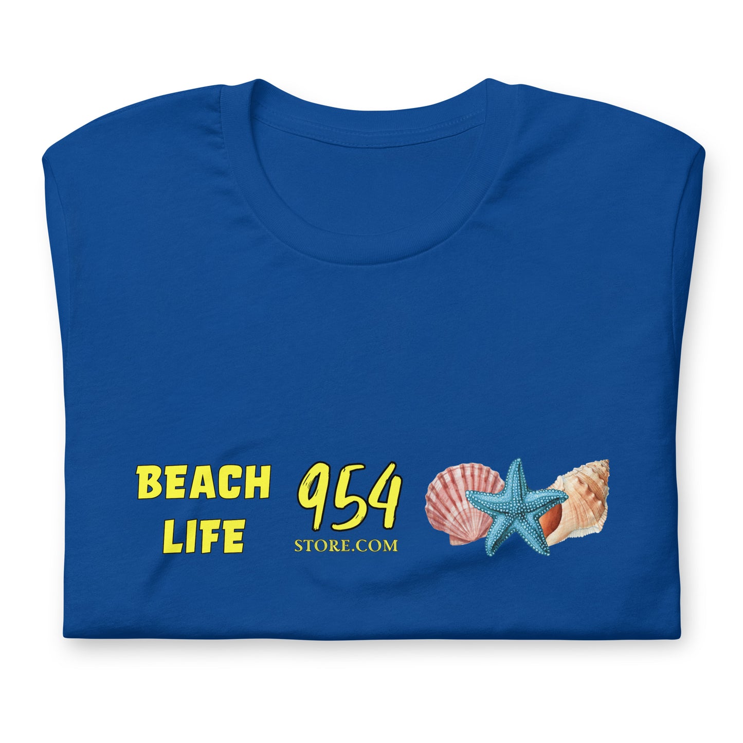 Beach Life Seashells 954 Signature Unisex t-shirt