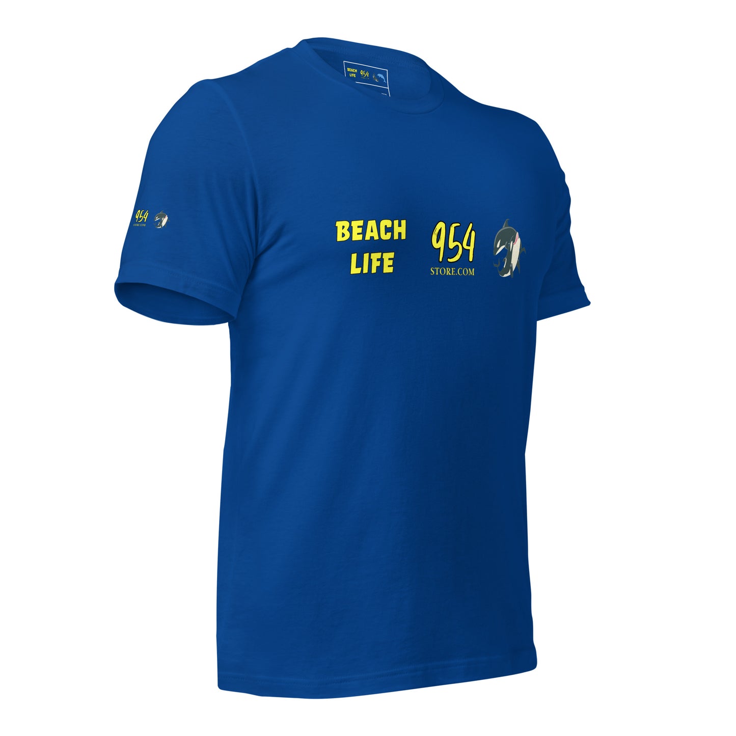 Beach Life Triple Dolphins 954 Signature Unisex t-shirt