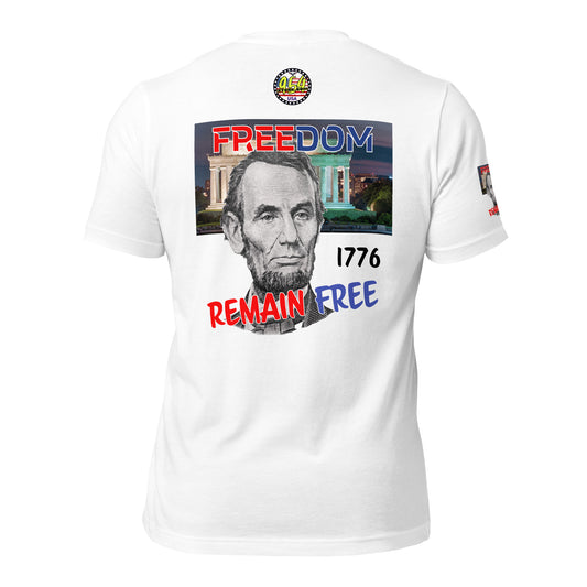 Lincoln Remain Free 954 Signature Unisex t-shirt