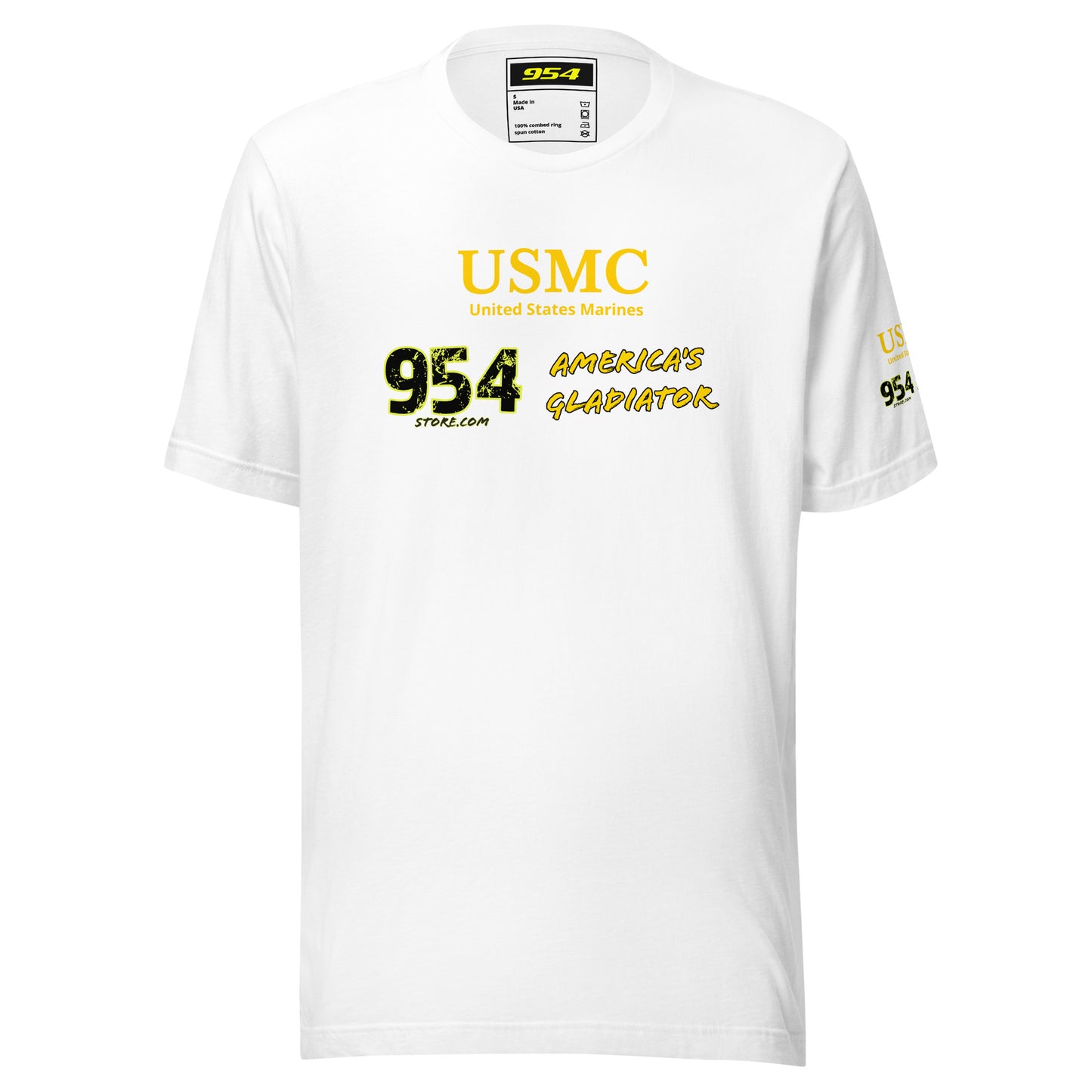 USMC Gladiator 954 Signature Unisex t-shirt