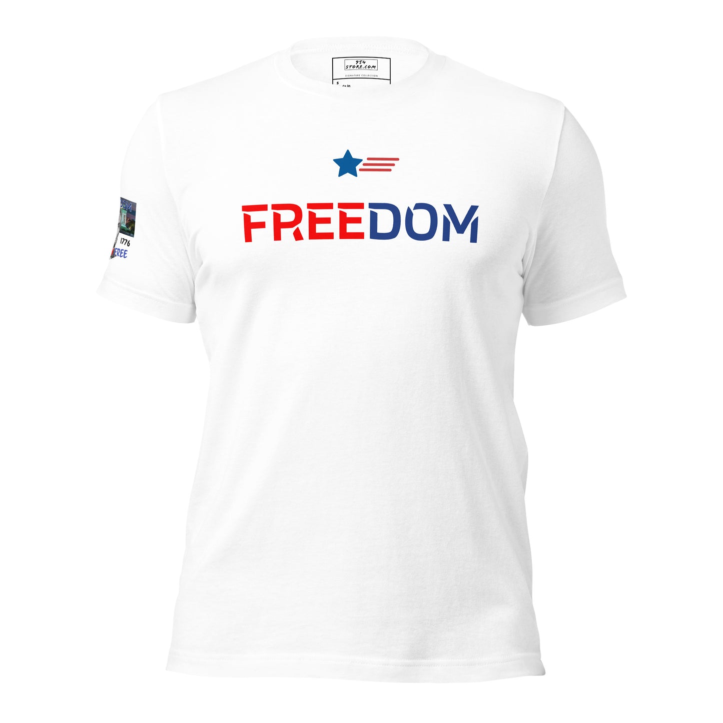 Lincoln Remain Free 954 Signature Unisex t-shirt