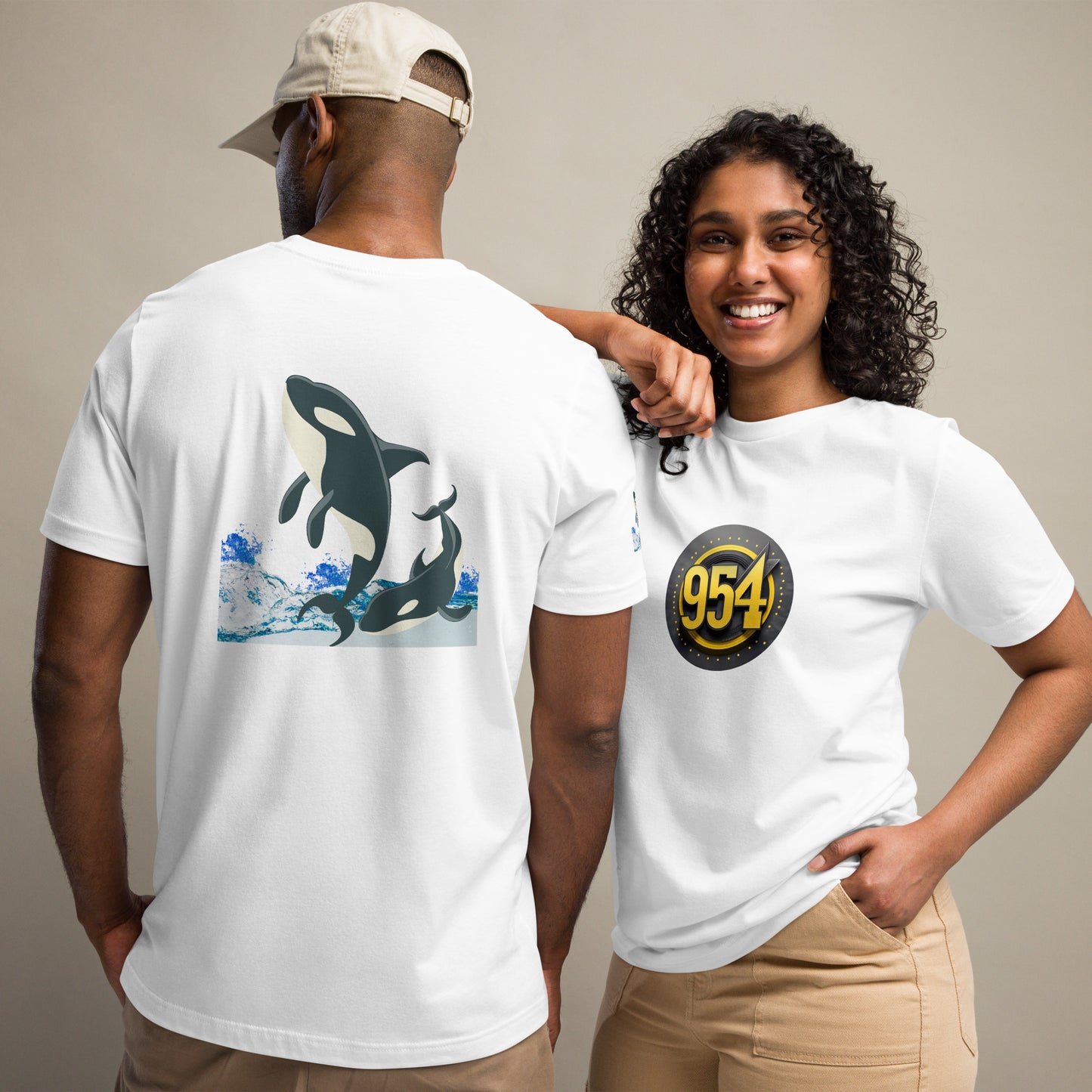 Whales 954 Signature Unisex t-shirt