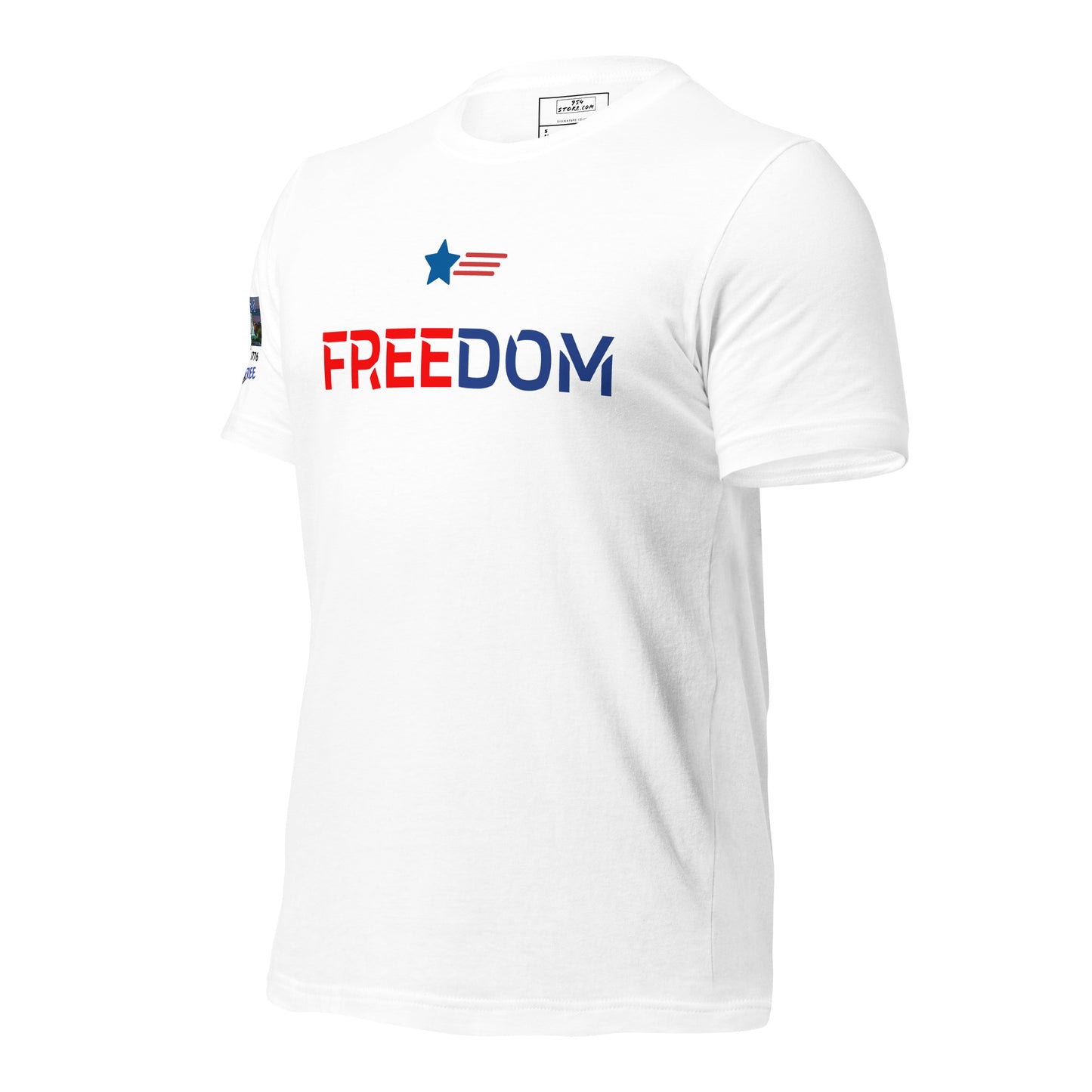 Lincoln Remain Free 954 Signature Unisex t-shirt