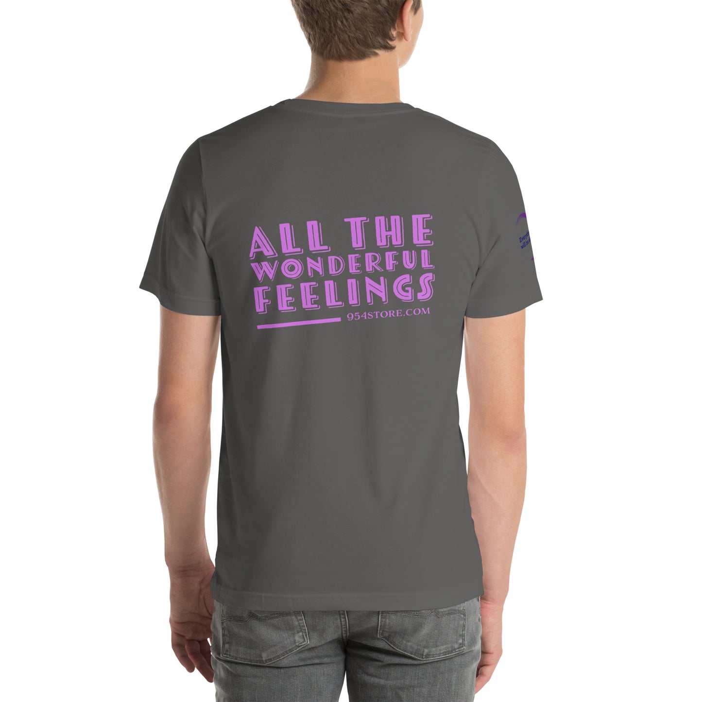 All the wonderful feelings 954 Signature Unisex t-shirt