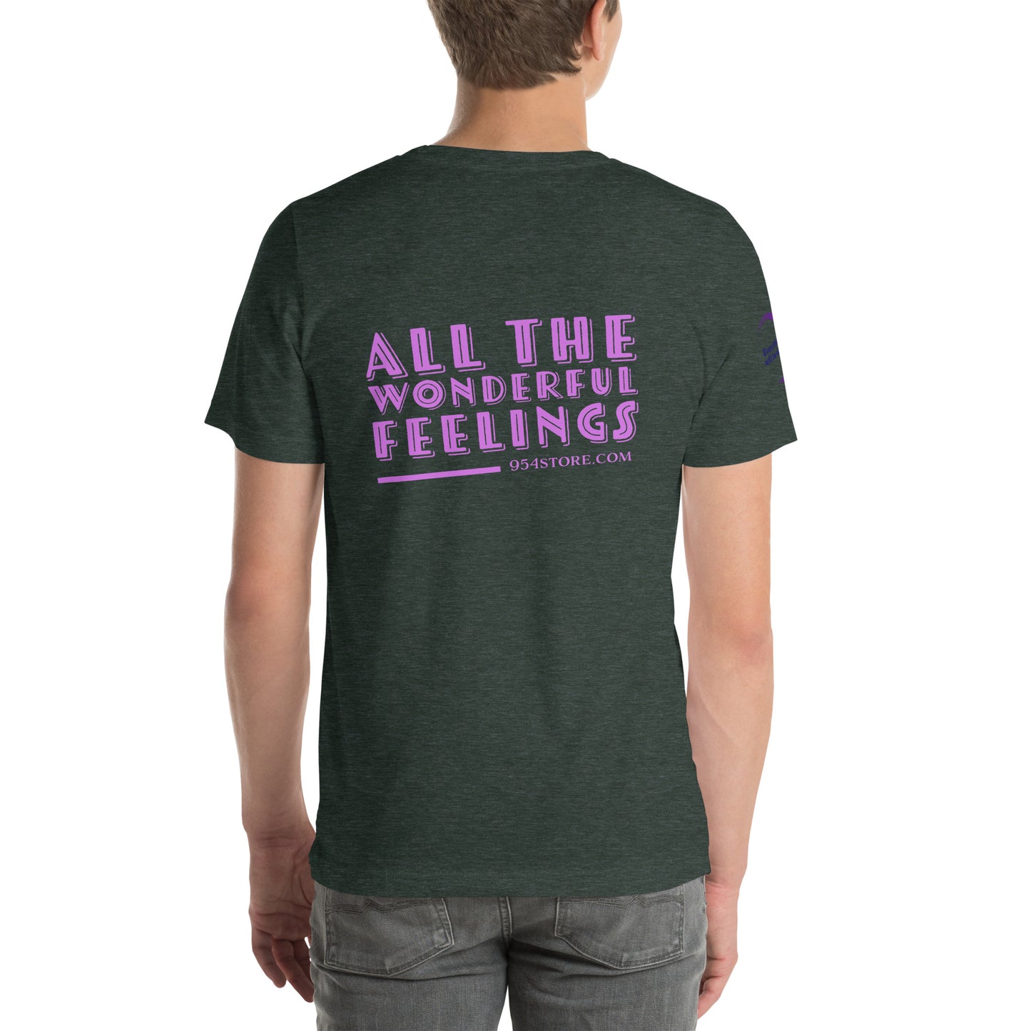 All the wonderful feelings 954 Signature Unisex t-shirt