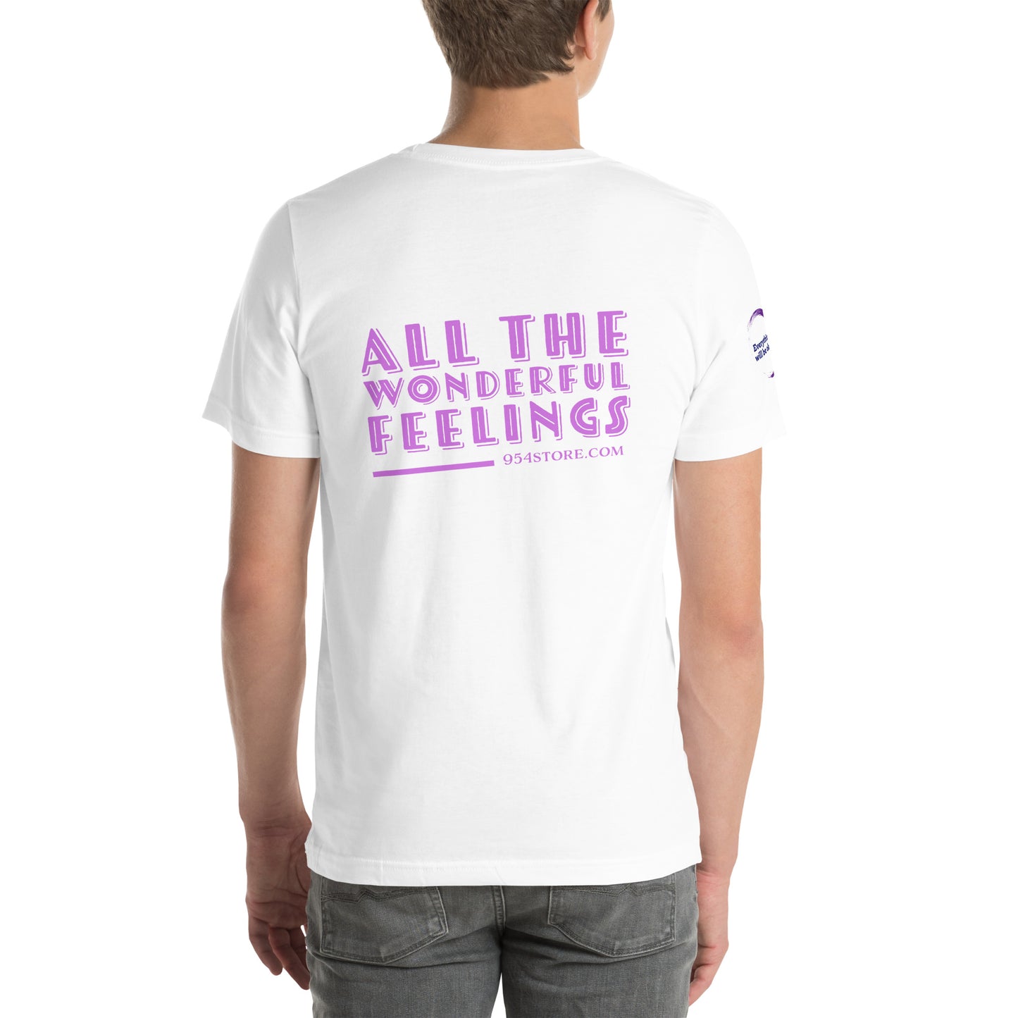 All the wonderful feelings 954 Signature Unisex t-shirt