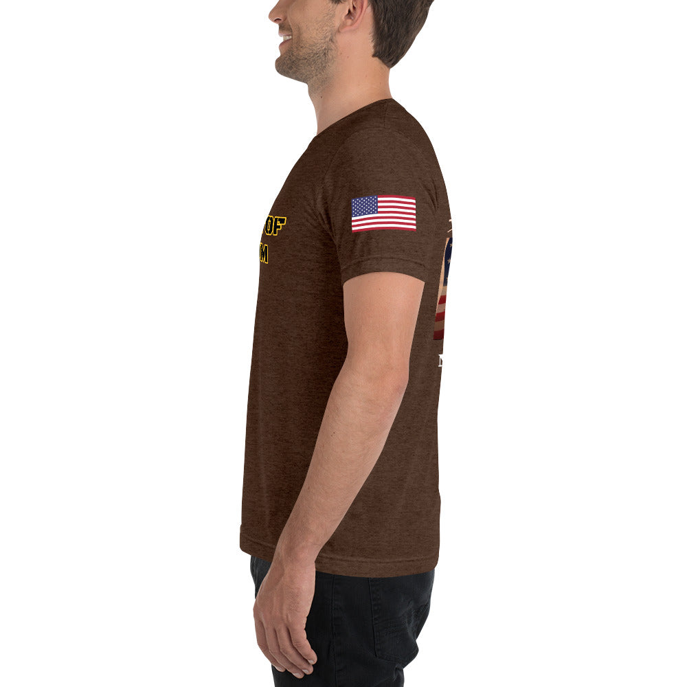 Defender of Freedom 954 Siganture Short sleeve t-shirt