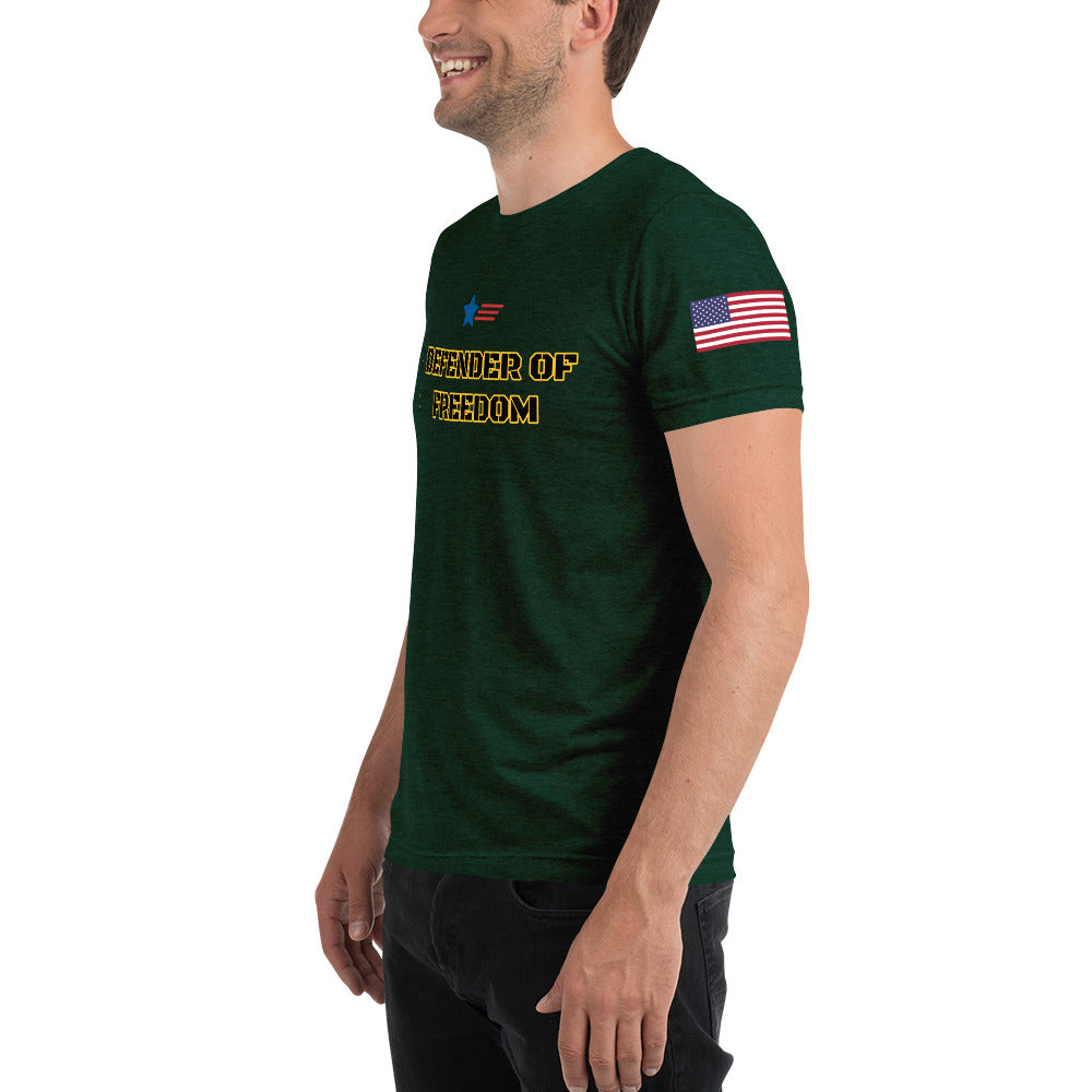 Defender of Freedom 954 Signature  Short sleeve t-shirt