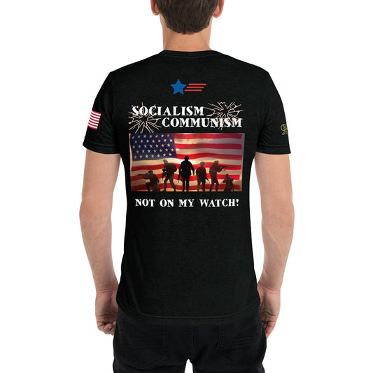 Defender of Freedom 954 Siganture Short sleeve t-shirt