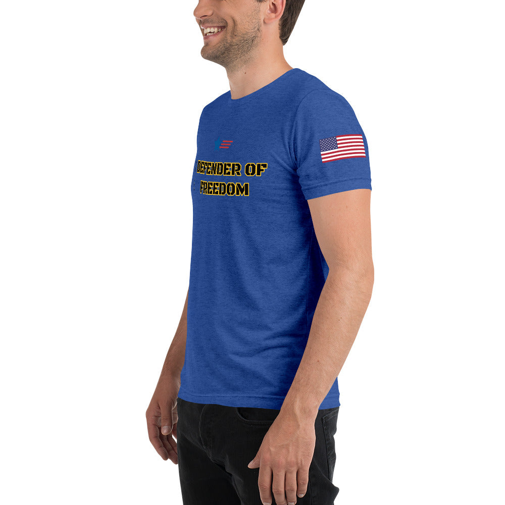 Defender of Freedom 954 Siganture Short sleeve t-shirt