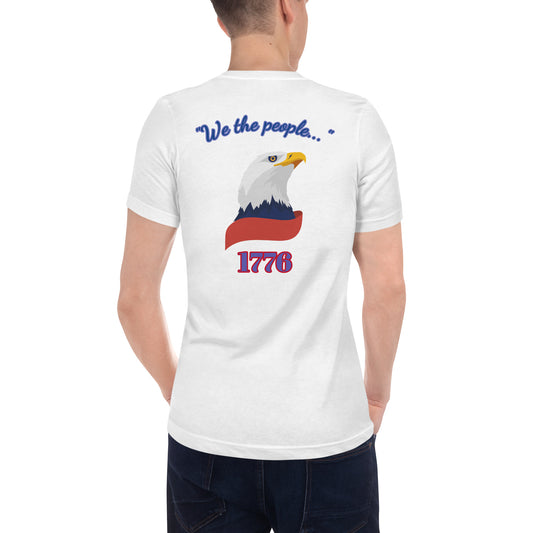 1776 954 Signature Unisex Short Sleeve V-Neck T-Shirt