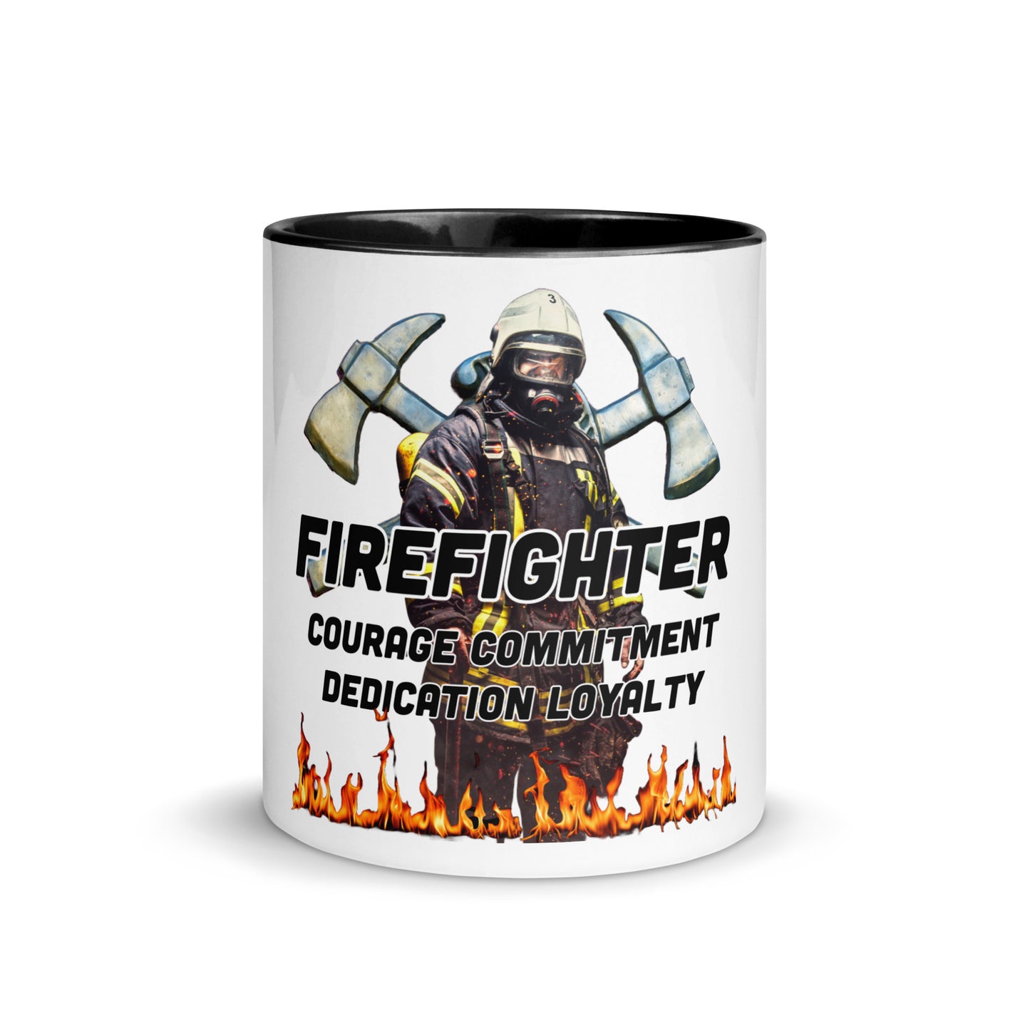 Firefighter 954 Mug with Color Inside