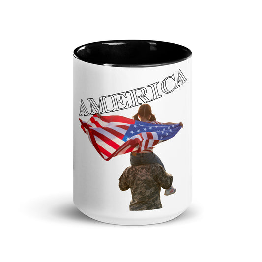 America Military 954 Signature Mug with Color Inside