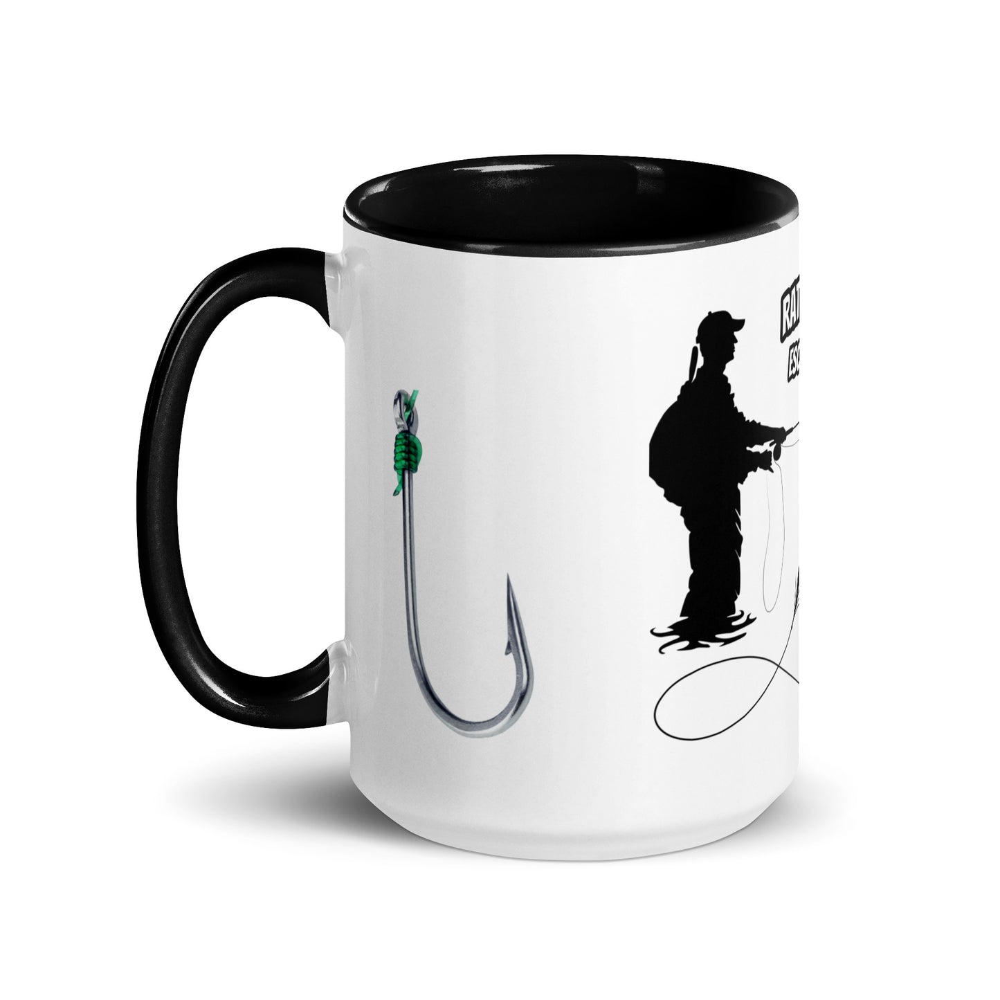 Rather be Fishing 954 Signature Mug with Color Inside