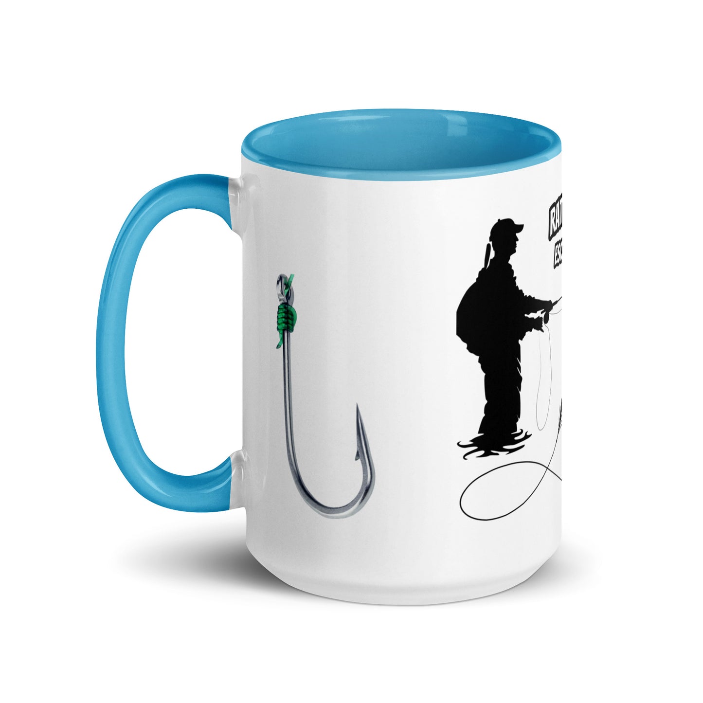 Rather be Fishing 954 Signature Mug with Color Inside