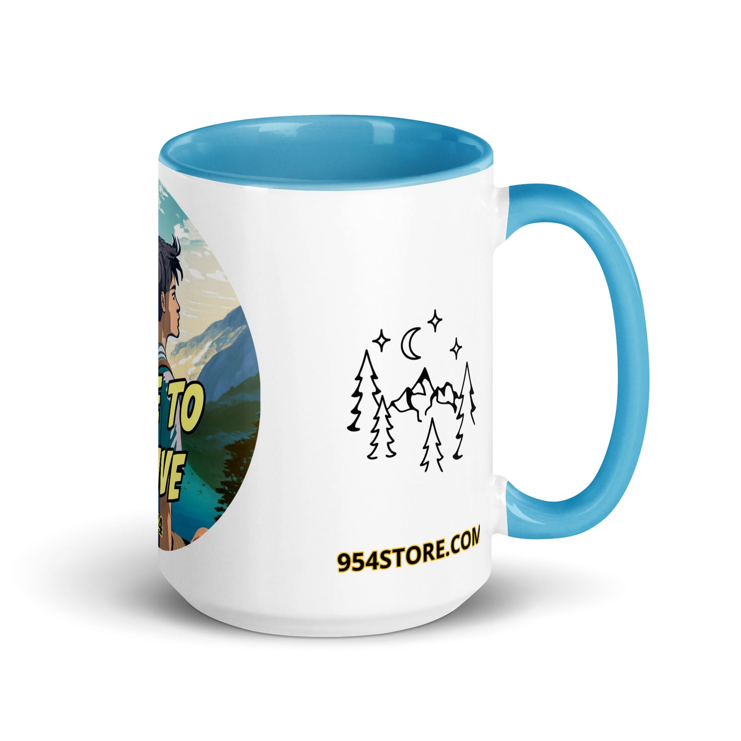 DTL Adventures  954 Signature Mug with Color Inside