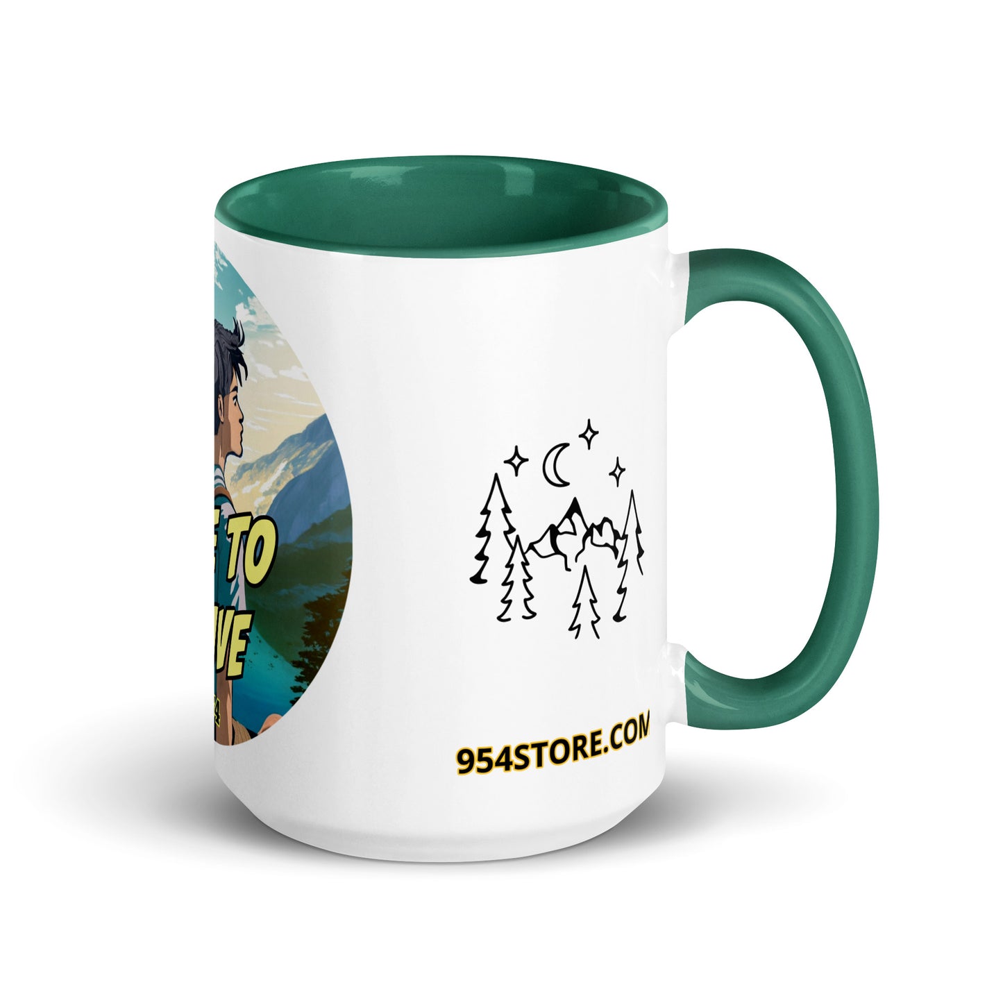 DTL Adventures  954 Signature Mug with Color Inside