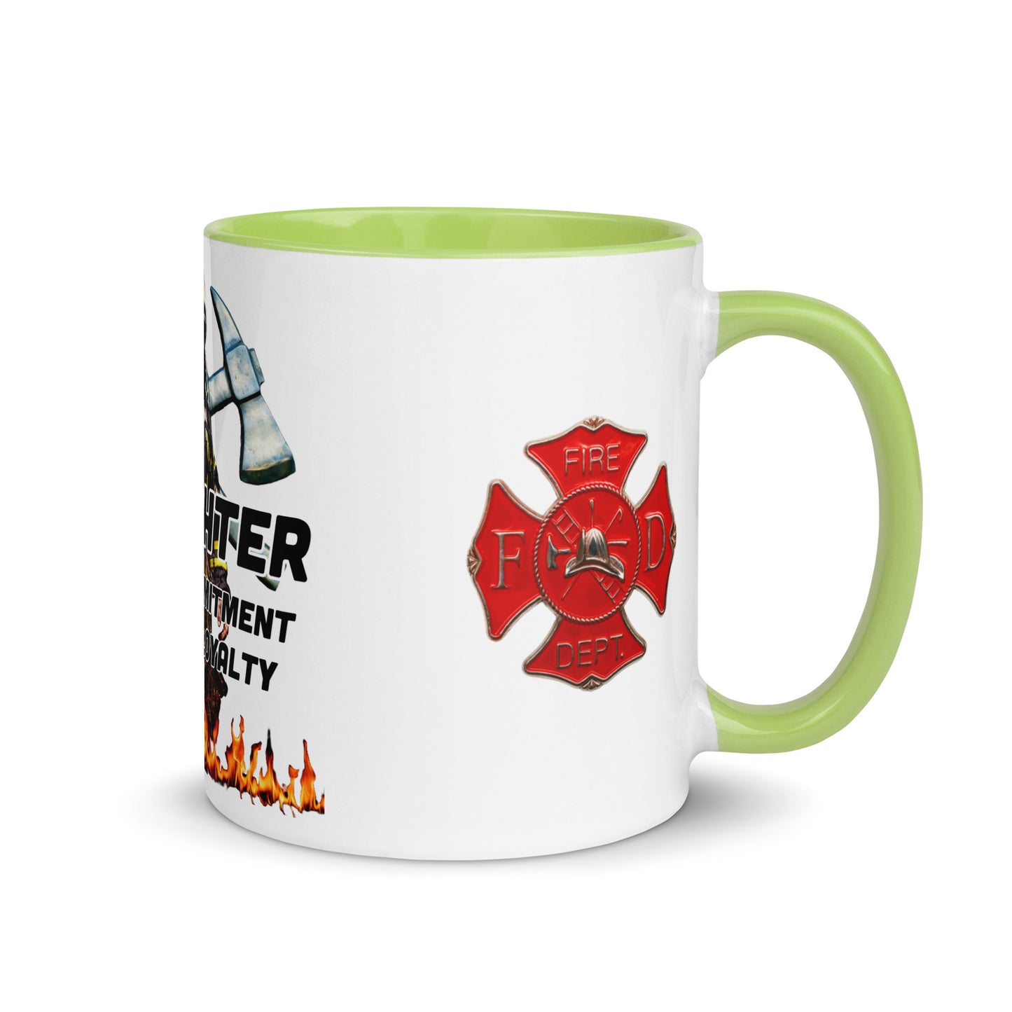 Firefighter 954 Mug with Color Inside