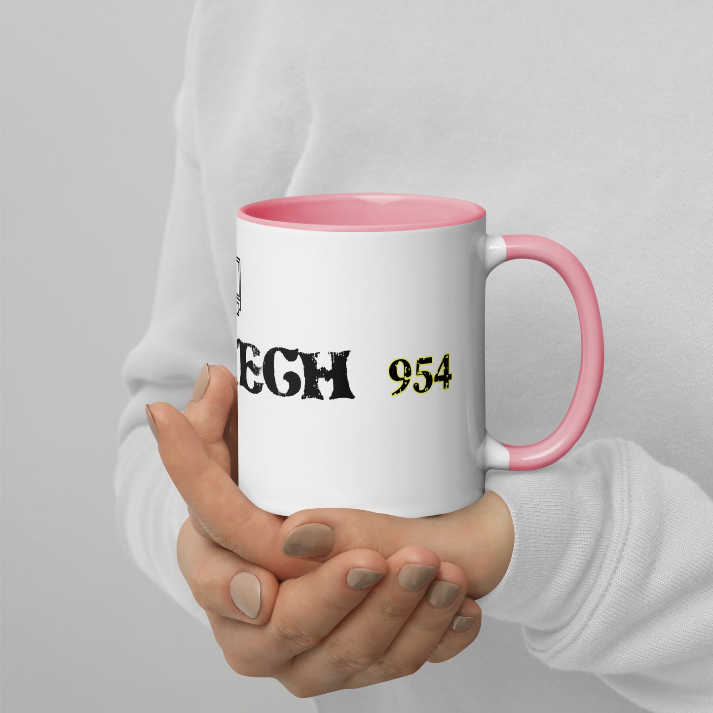 The Tech 954 Signature Mug with Color Inside