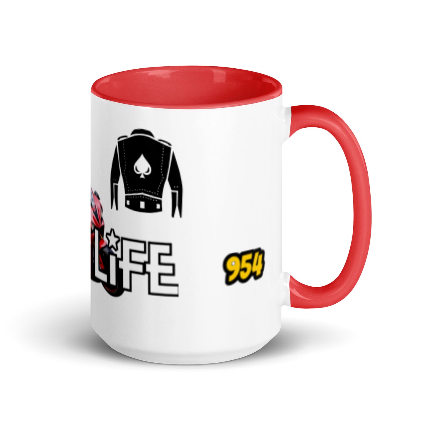 Bike Life 954 Signature Mug with Color Inside