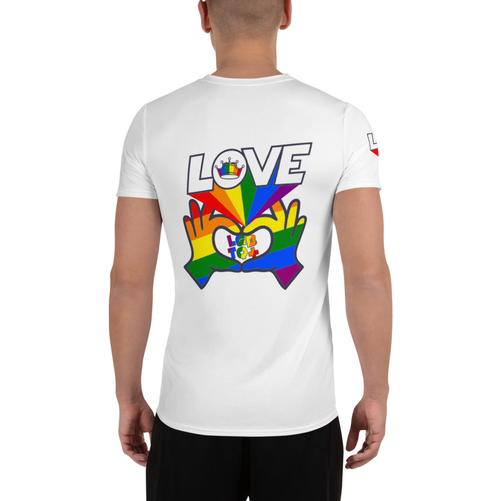 LGBTQIA - All-Over Print Men's Athletic T-shirt