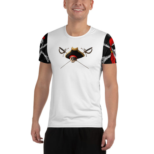 Pirate 954 All-Over Print Men's Athletic T-shirt