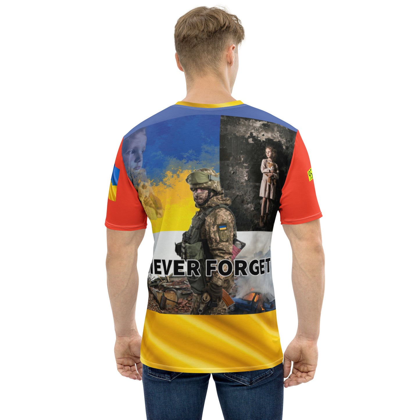 Never Forget Ukraine - Men's t-shirt