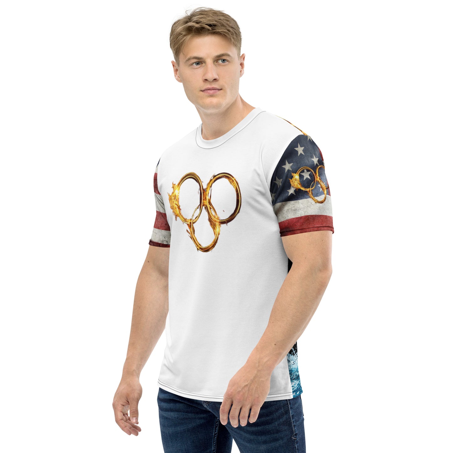 Swimmer Olympic Rings 954 Men's t-shirt