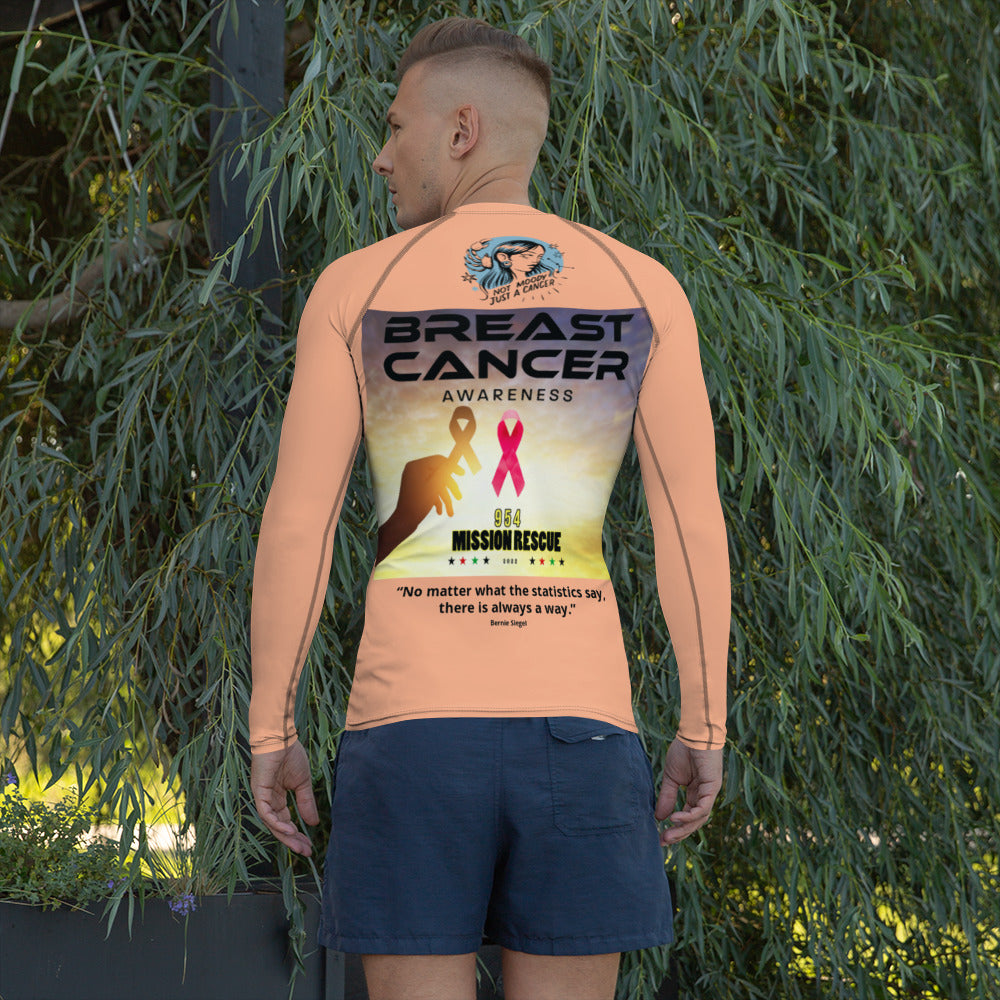 Breast Cancer Awareness 954 Men's Rash Guard