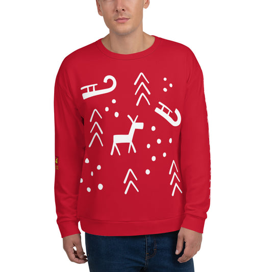 Merry Christmas Santa Reading 954 Unisex Sweatshirt
