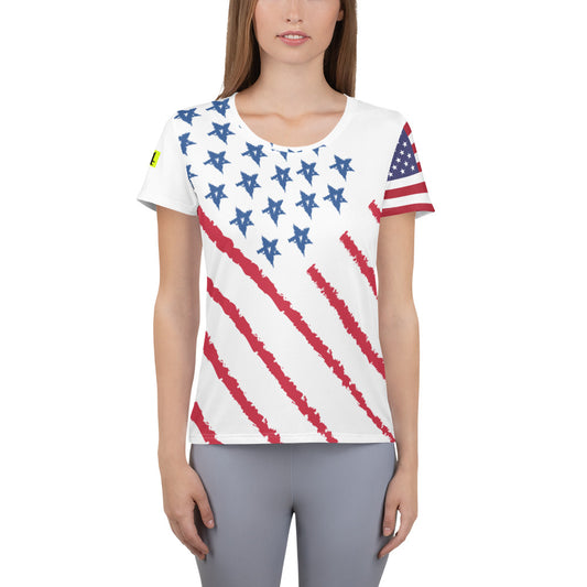 "We the People" Women's Athletic T-shirt