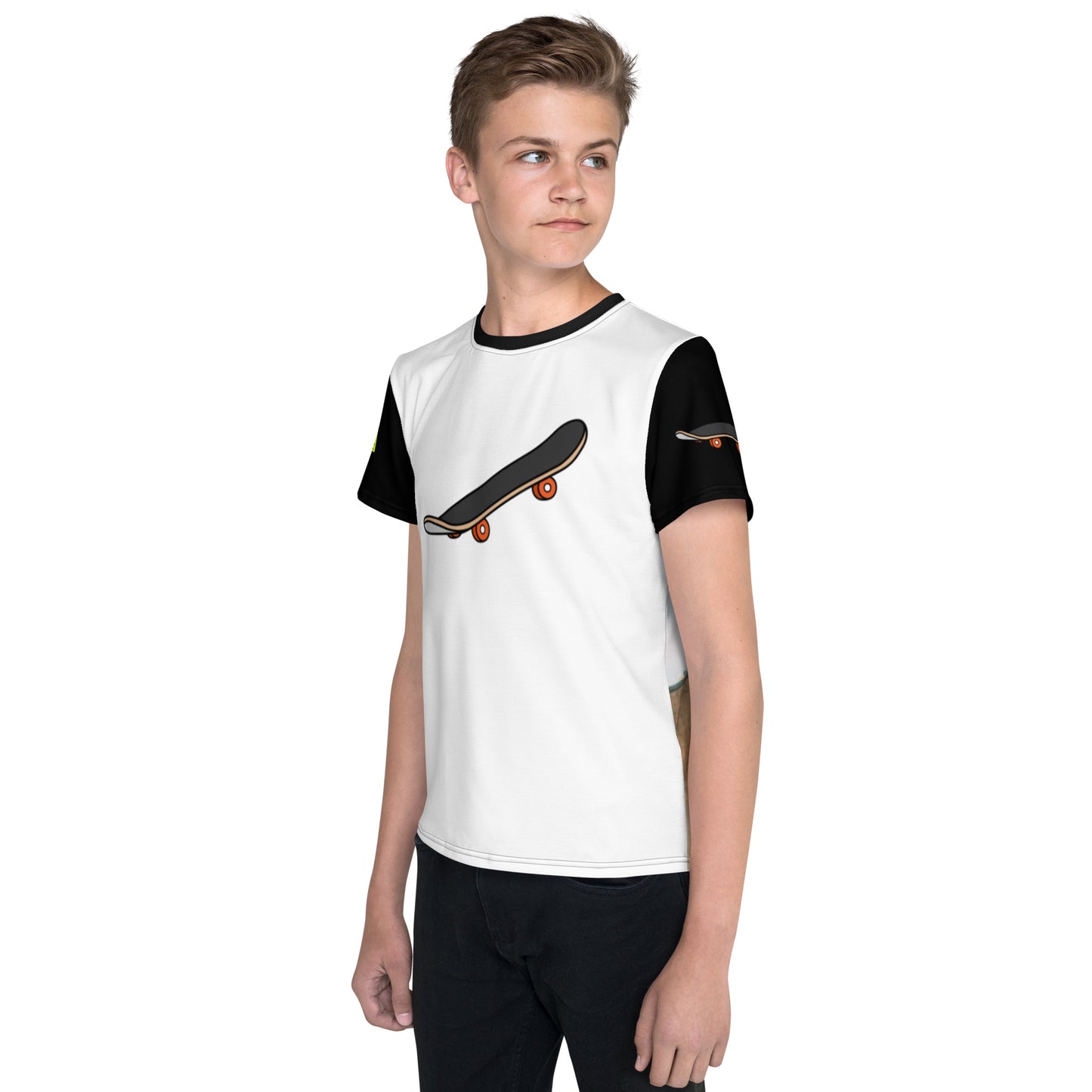 I Skate 954 Youth crew neck t-shirt