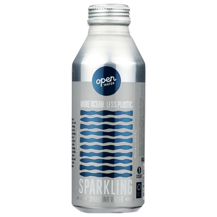 OPEN WATER: Water Sparkling Purified,16 fo