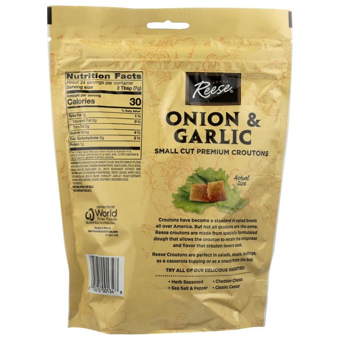 REESE: Crouton Onion & Garlic, 6 oz